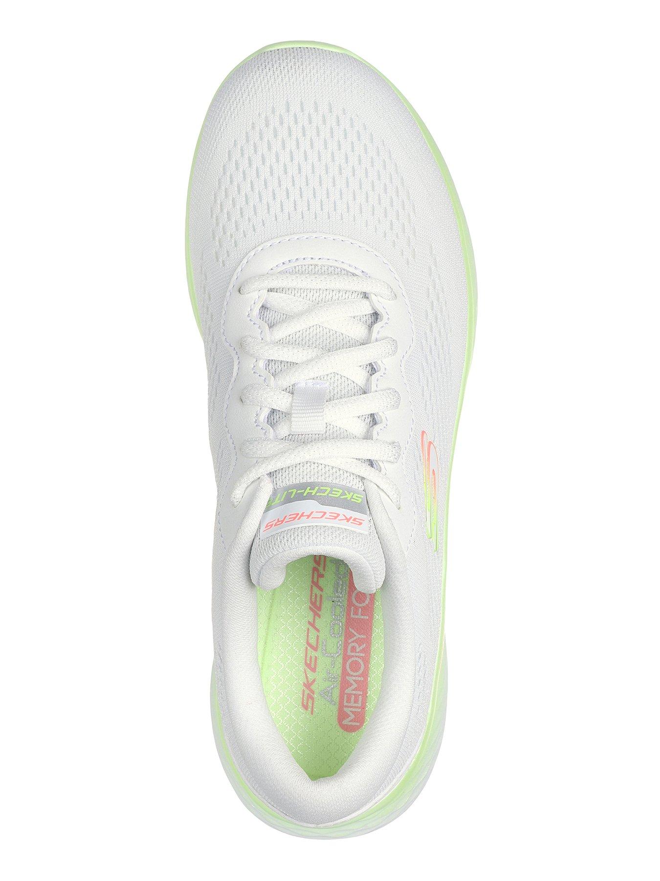 skechers-skech-lite-pro-stunning-steps-engineered-mesh-lace-up-trainers-whiteoutfit