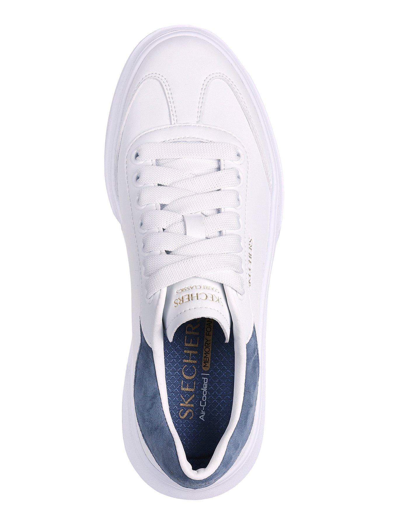 skechers-cordova-classic-best-behaviour-duraleather-lace-ups-trainers-whiteoutfit