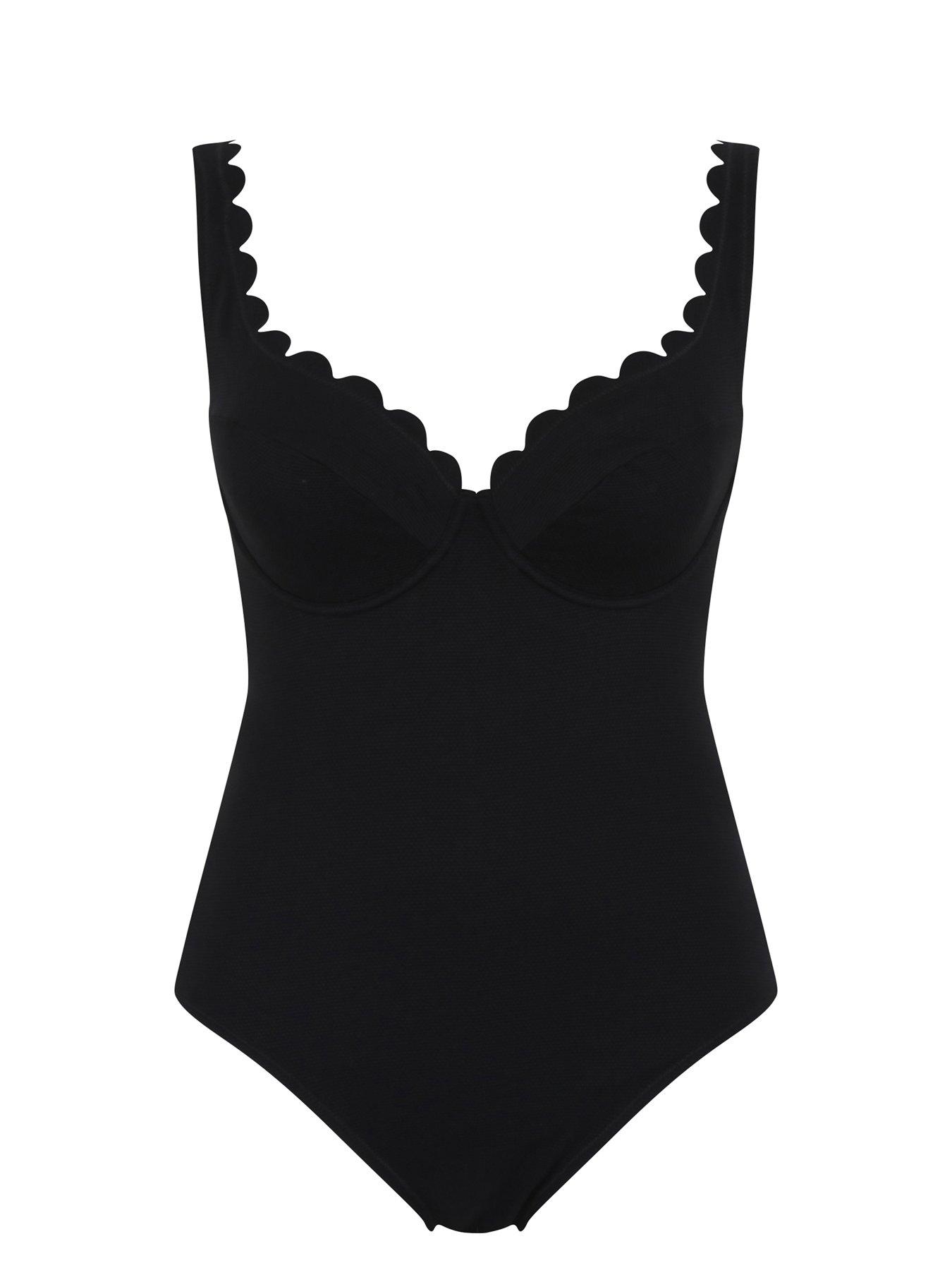 Image 4 of 5 of Panache Panache Spirit Rita Plunge Swimsuit Black