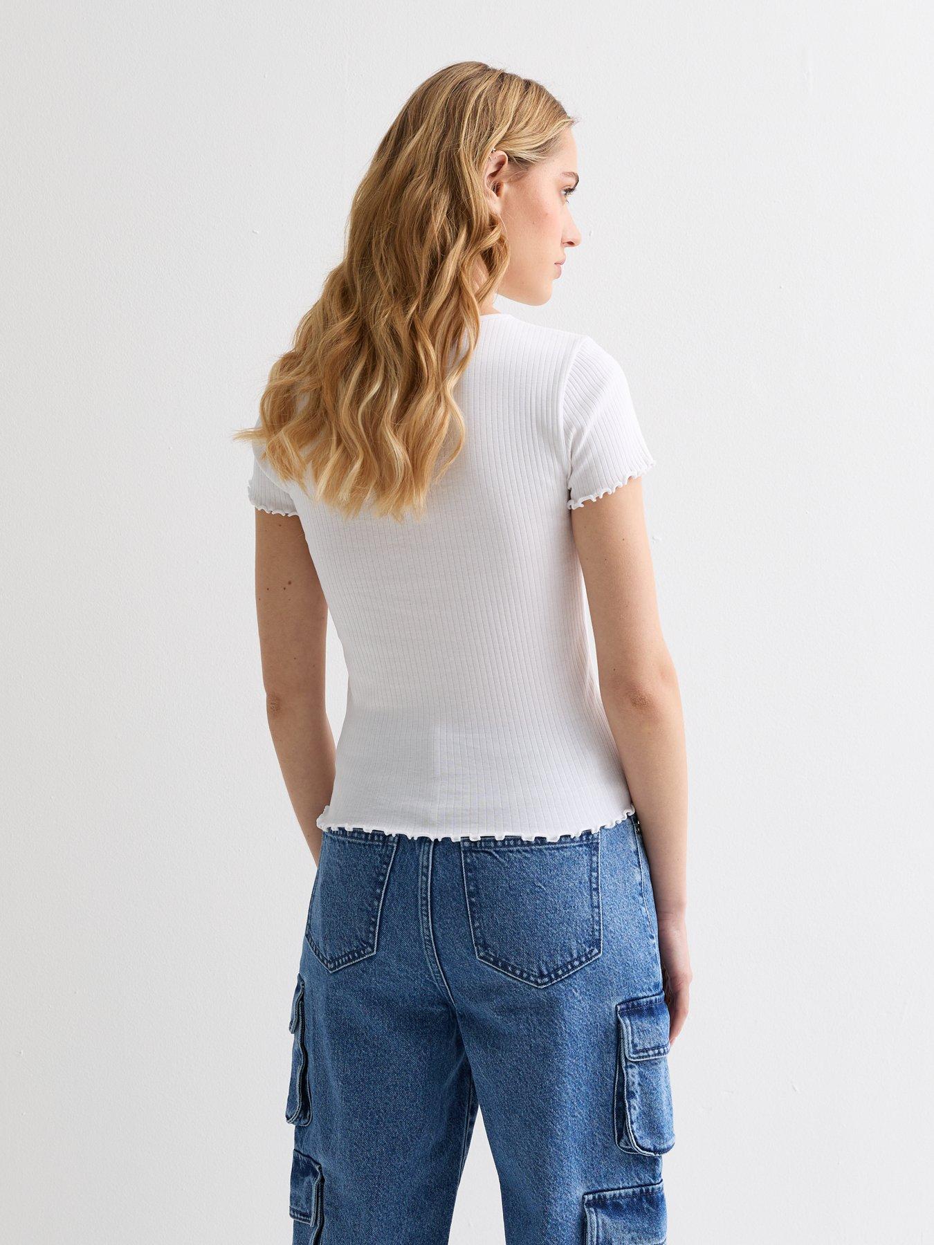 new-look-soft-stretch-cotton-frill-trim-t-shirt-whitestillFront