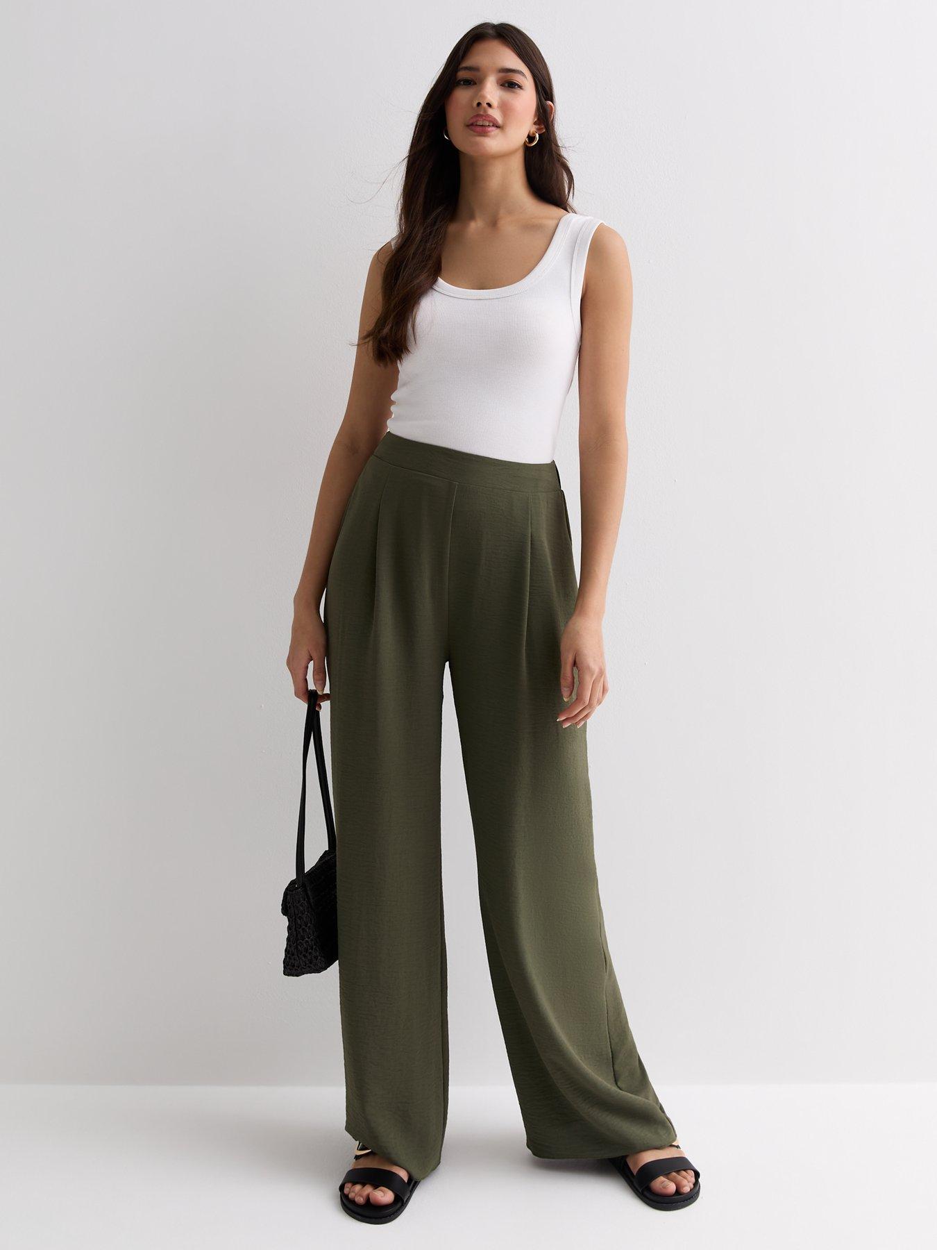 new-look-khaki-wide-leg-trousers