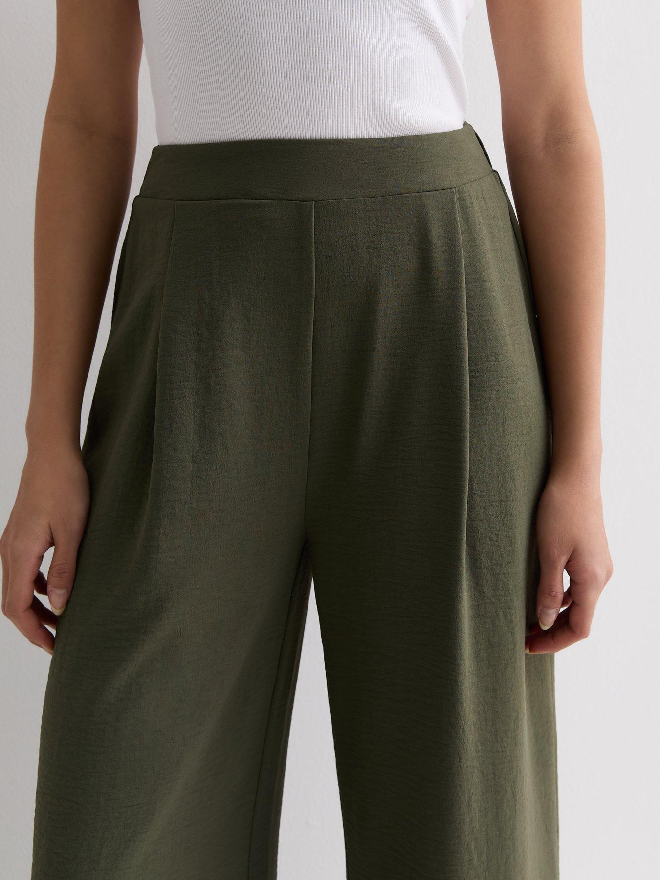 new-look-khaki-wide-leg-trousersoutfit