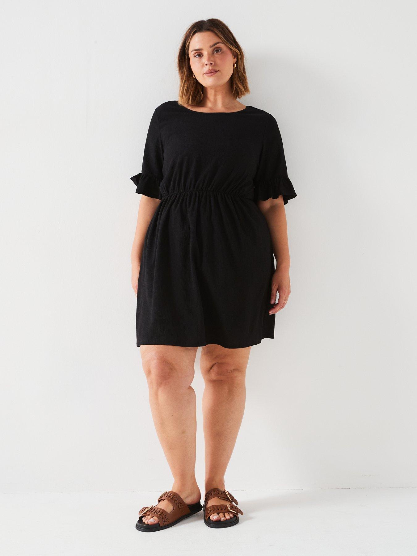 v-by-very-curve-jersey-smock-mini-dress-blackback