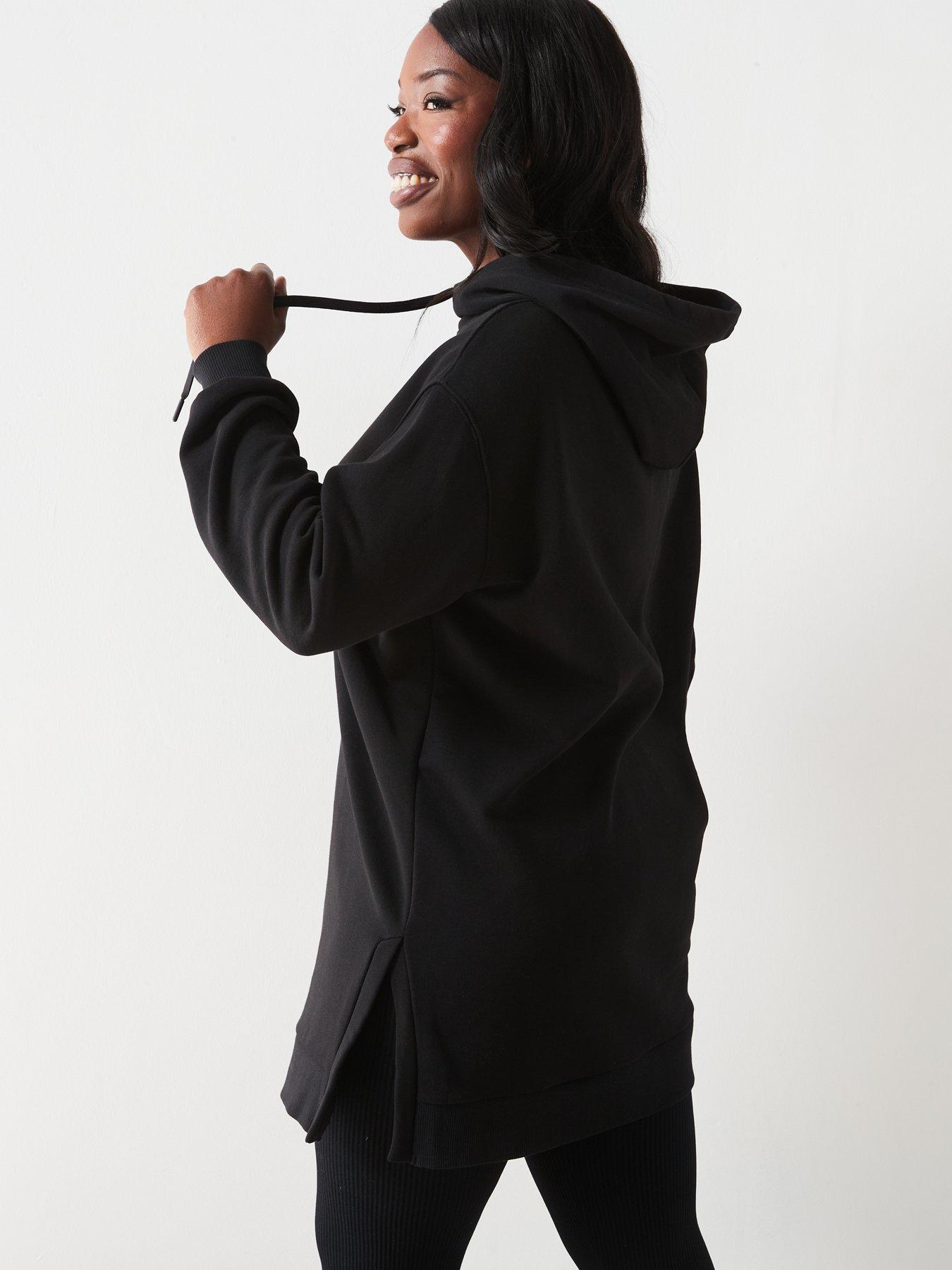 v-by-very-curve-side-split-longline-hoodie-blackstillFront