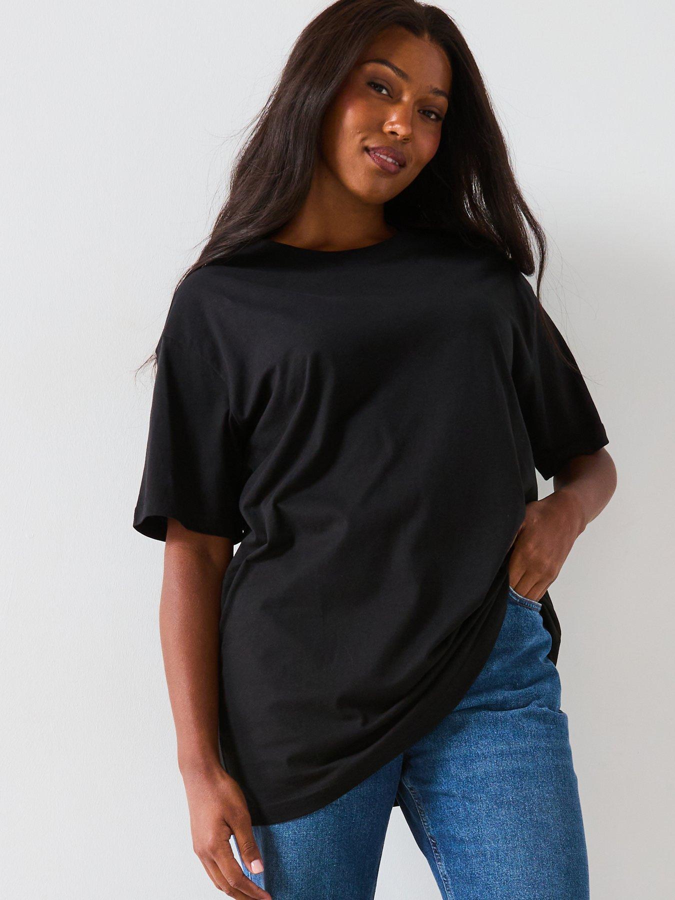 The Very Collection Curve Oversized Longline T-shirt