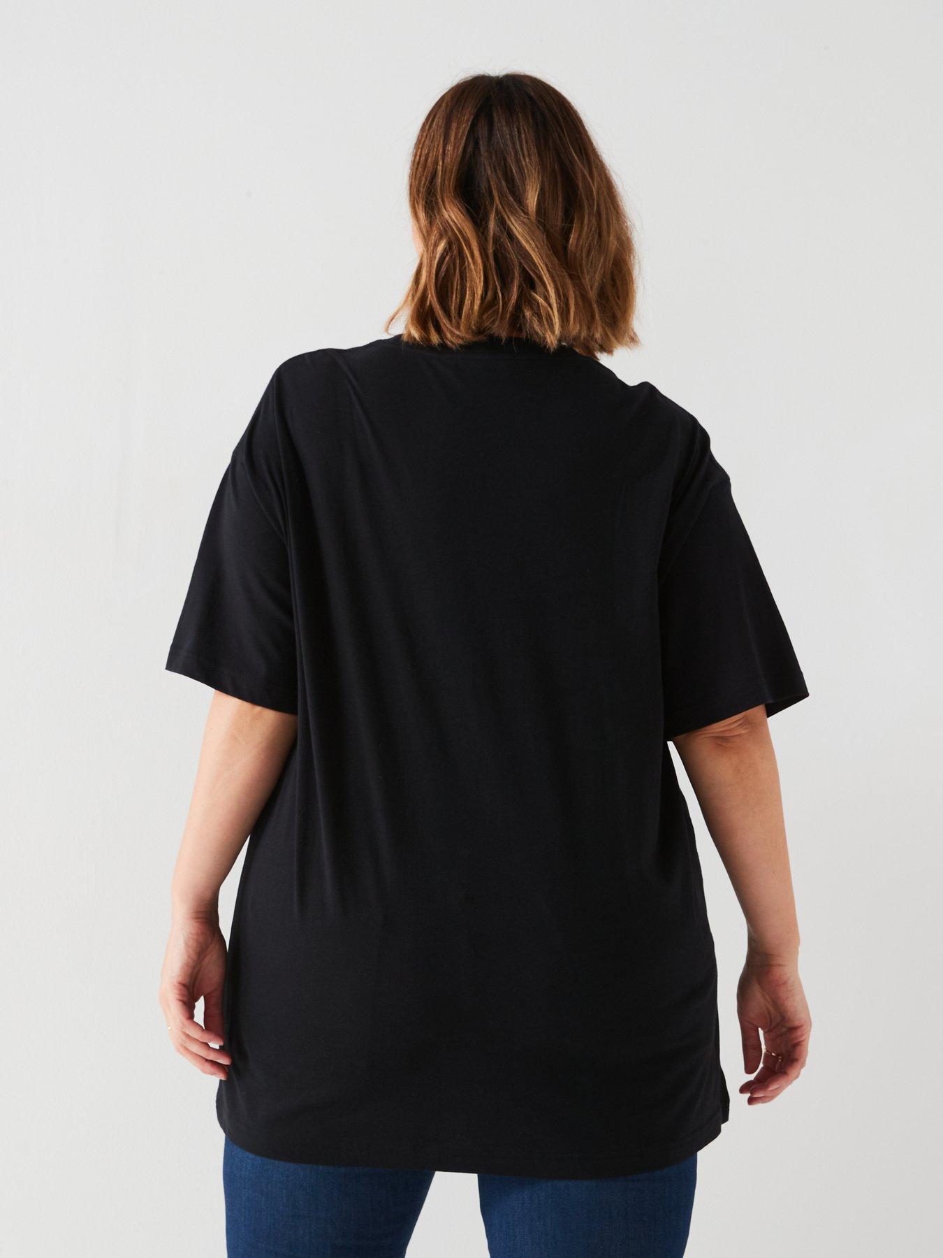 v-by-very-curve-oversized-longline-t-shirt-blackstillFront