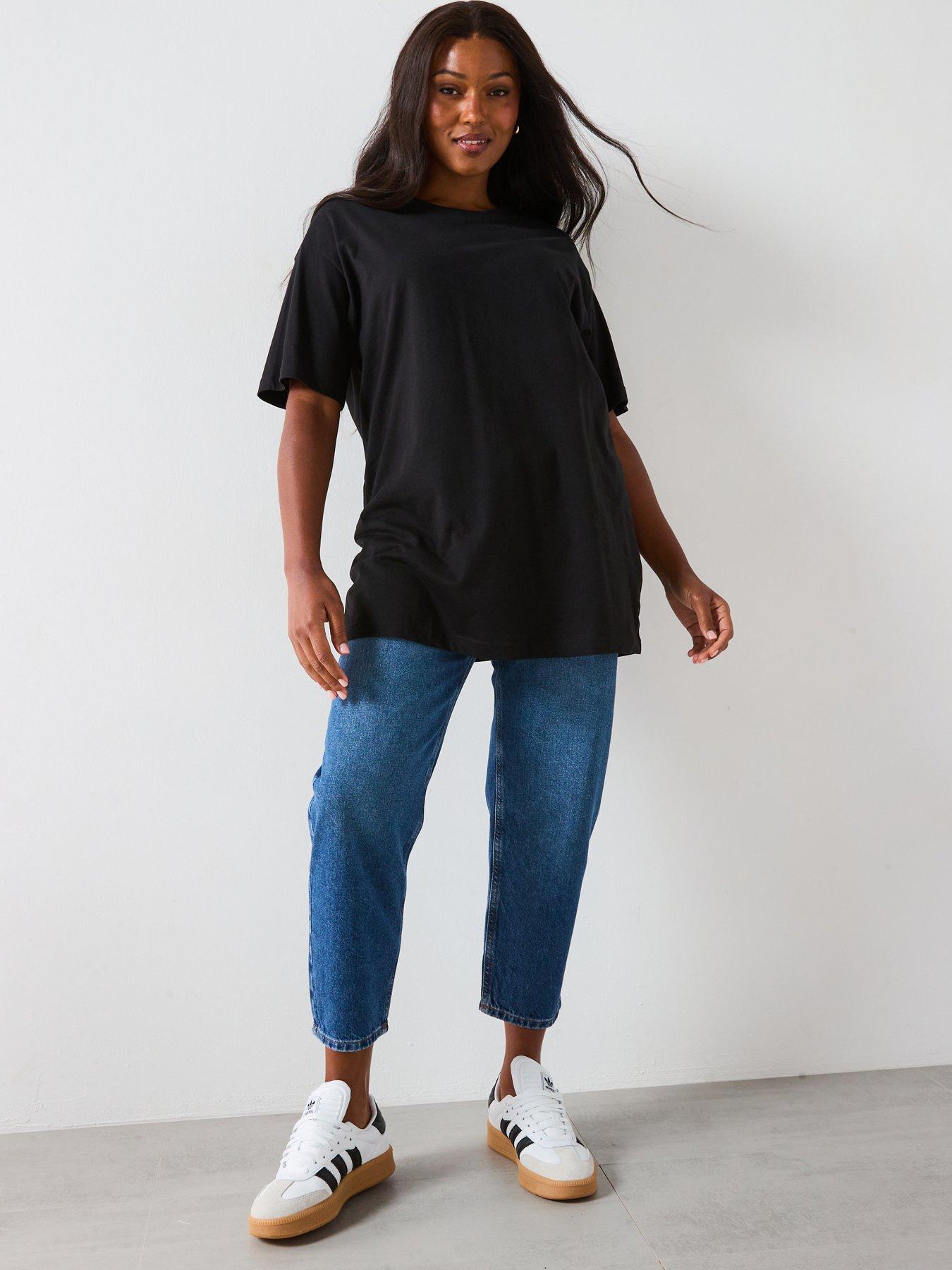 Image 5 of 5 of The Very Collection Curve Oversized Longline T-shirt