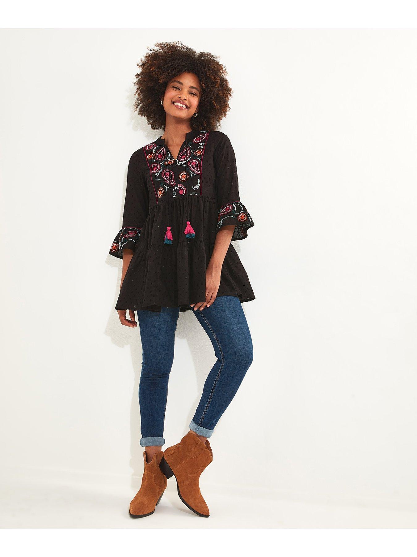 joe-browns-embroidered-festival-tunic-blackdetail