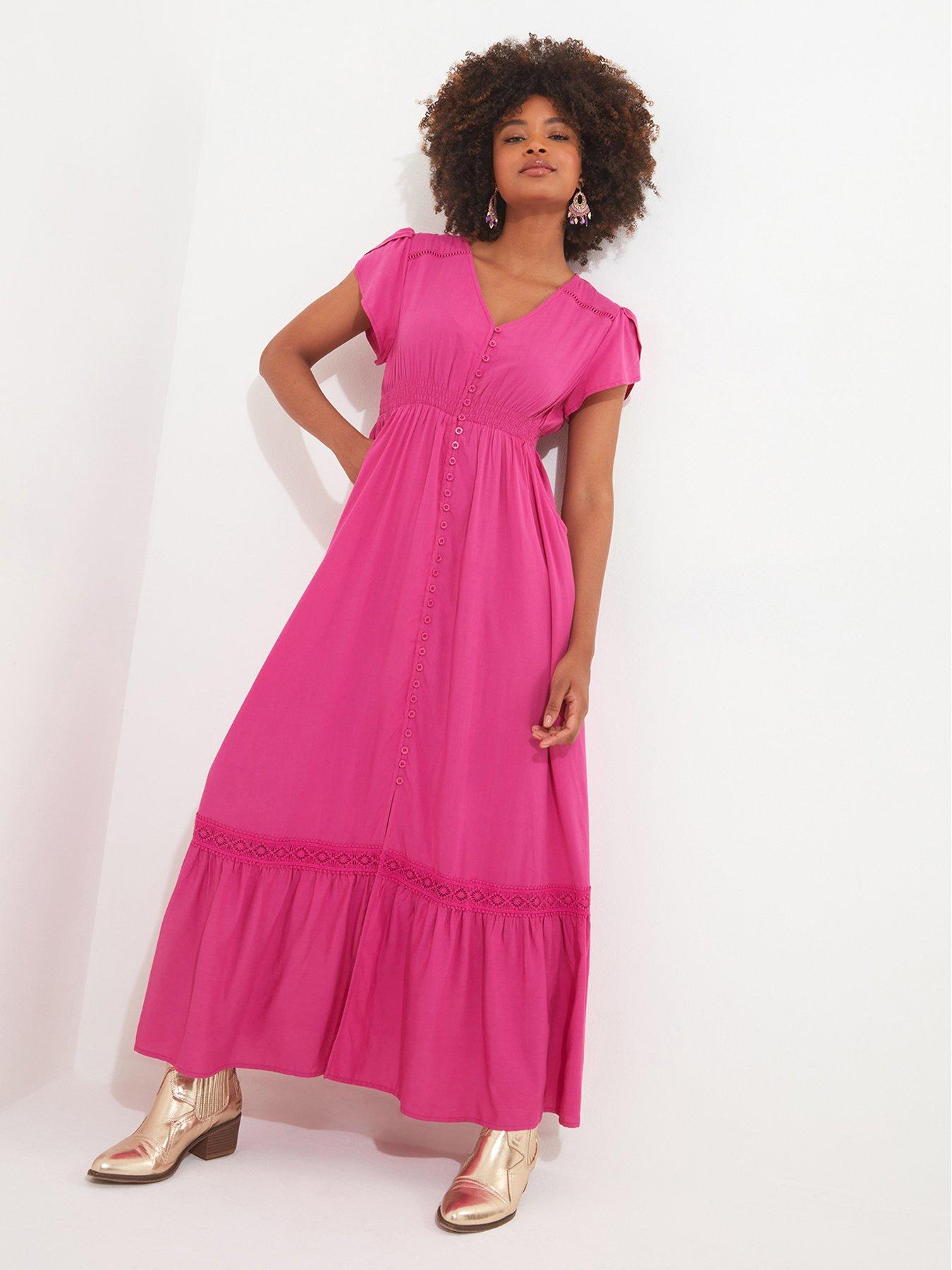 joe-browns-button-front-boho-maxi-dress-pinkback