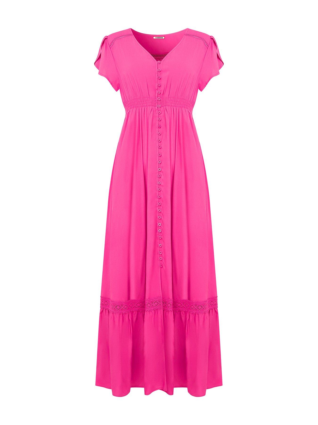 joe-browns-petite-tiered-maxi-dress-pinkoutfit