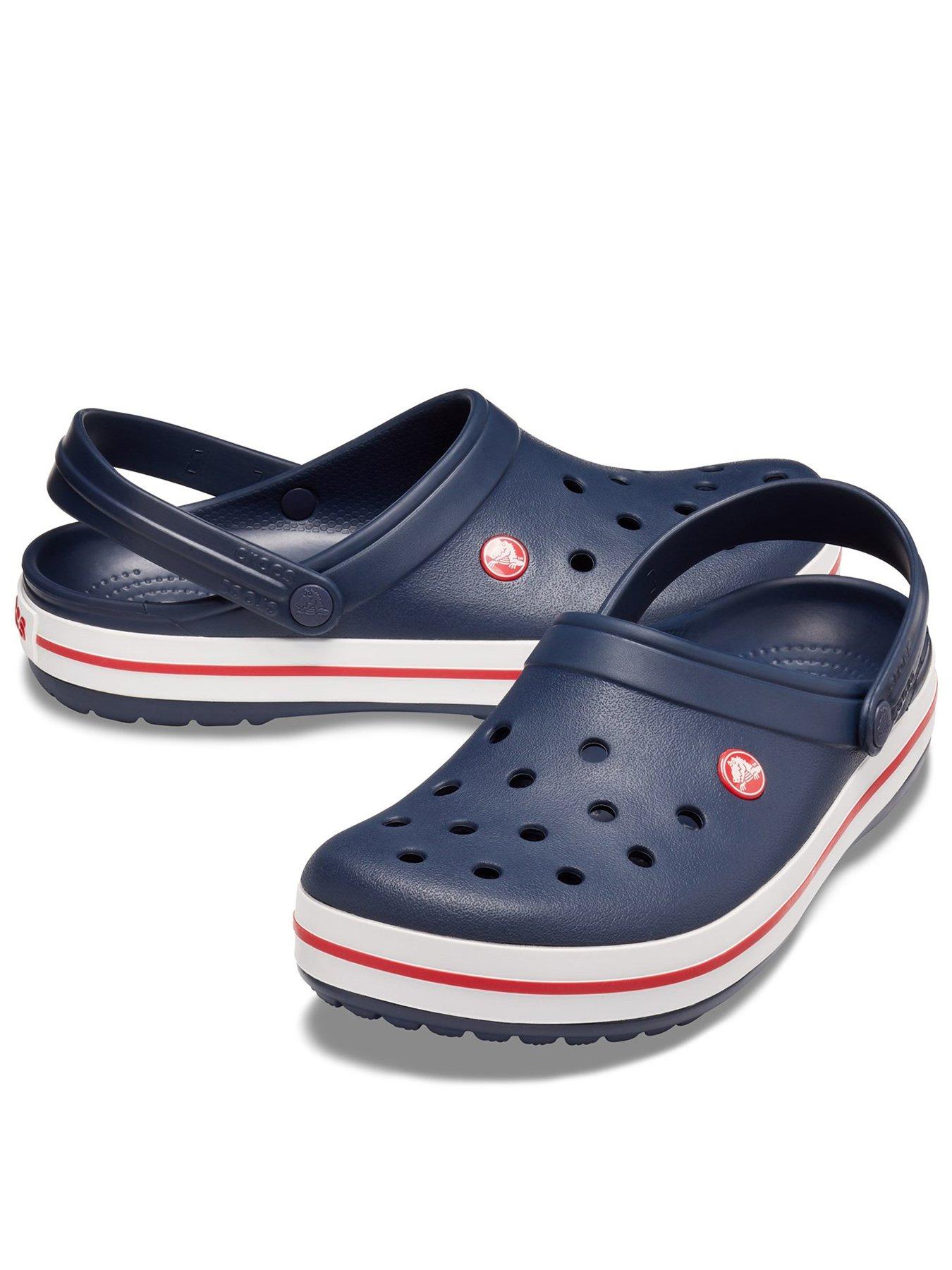 undefined Crocs Men's Crocband Clog Sandal - Navy