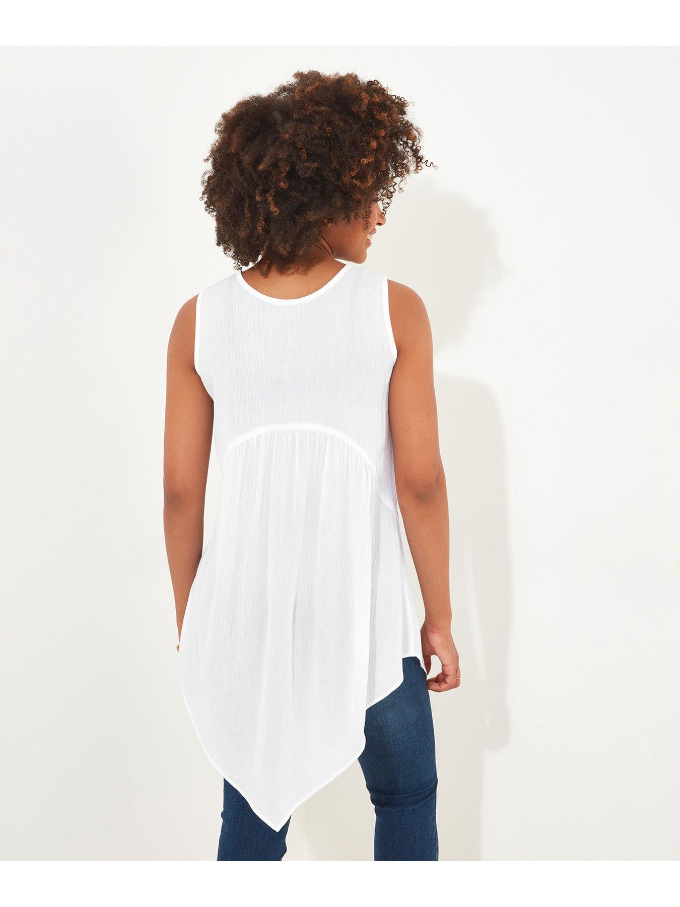 Image 3 of 6 of Joe Browns Crochet Tunic Top - White