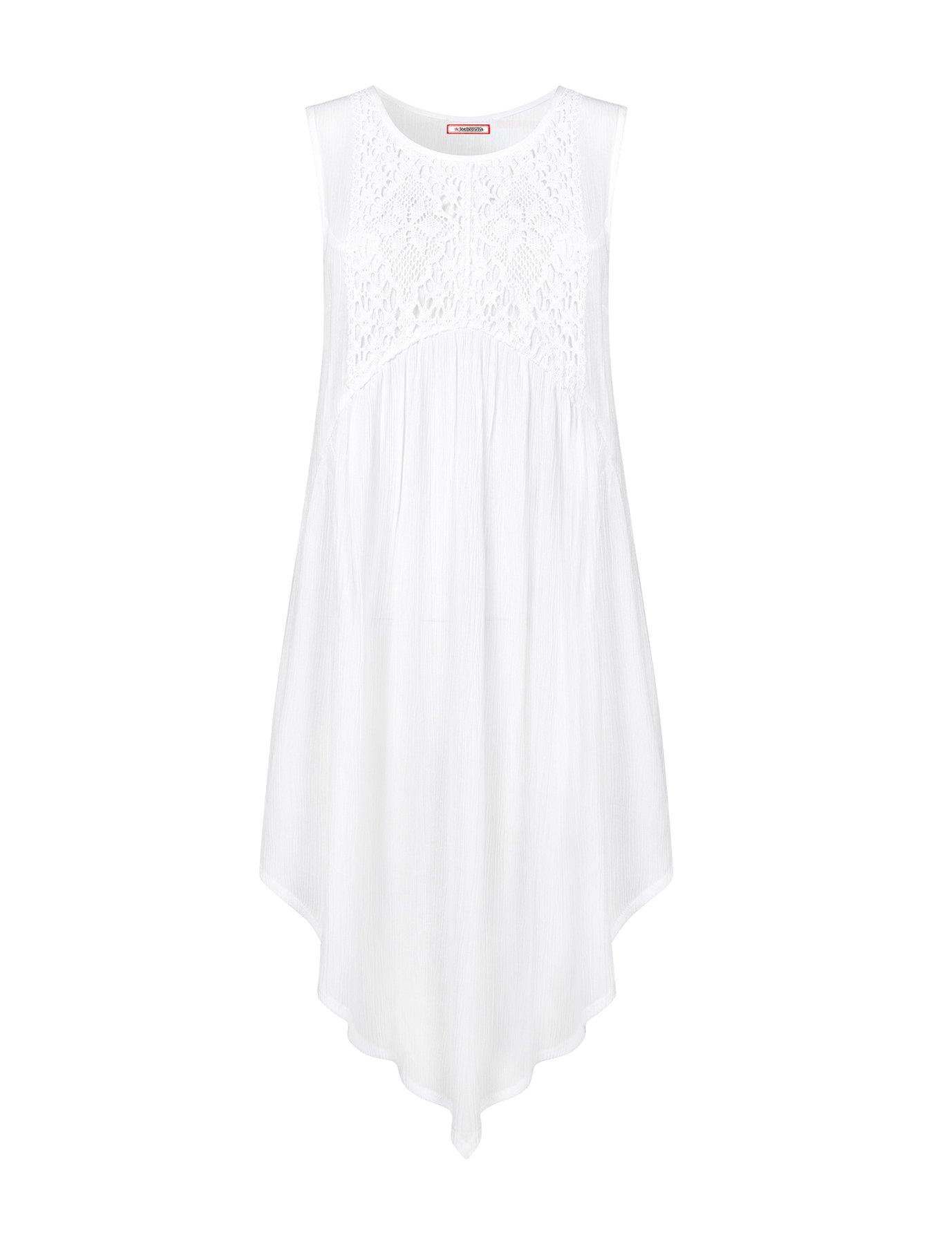 Image 4 of 6 of Joe Browns Crochet Tunic Top - White