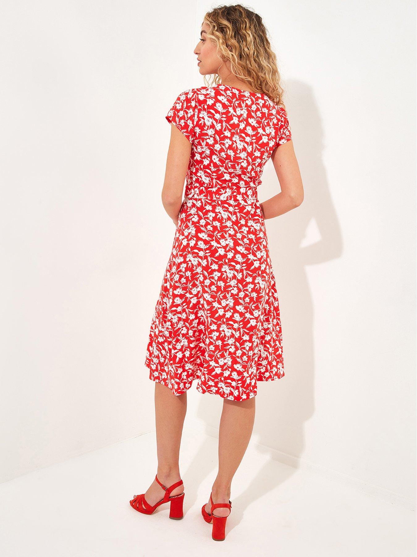 joe-browns-floral-belted-crinkle-dress-redstillFront