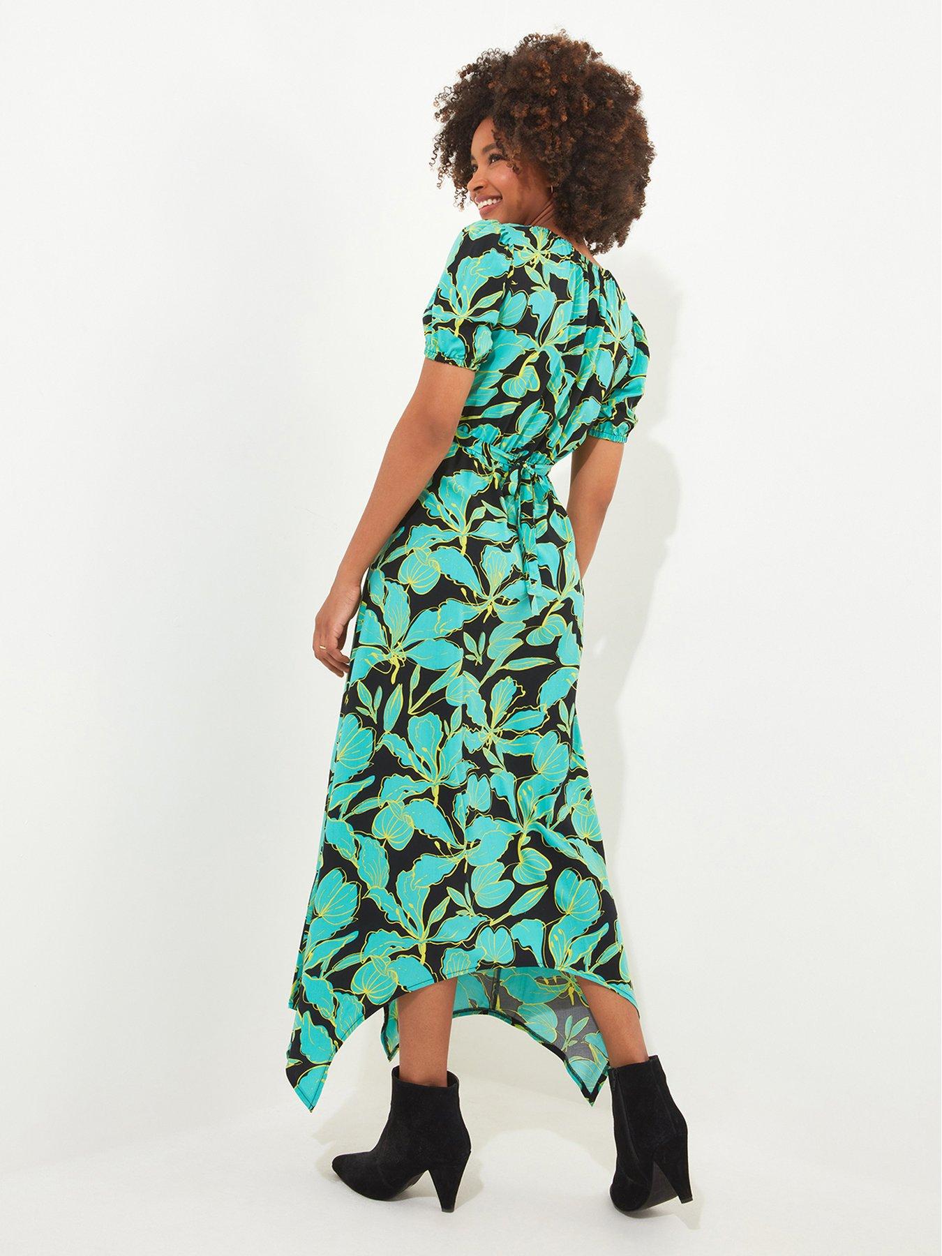 joe-browns-eden-print-dress-greenstillFront