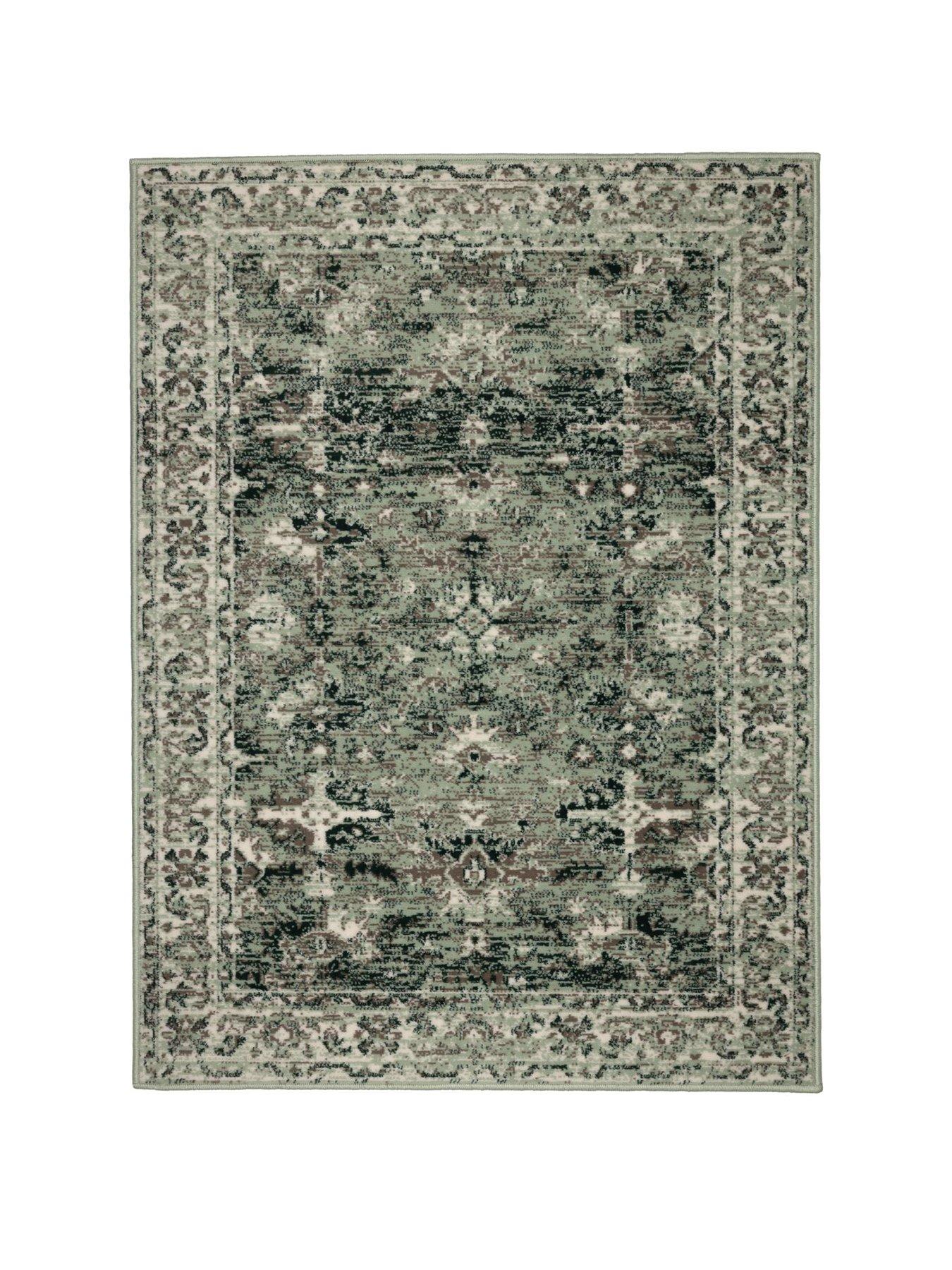Image 2 of 5 of The Very Collection Tabas Maestro Green Rug