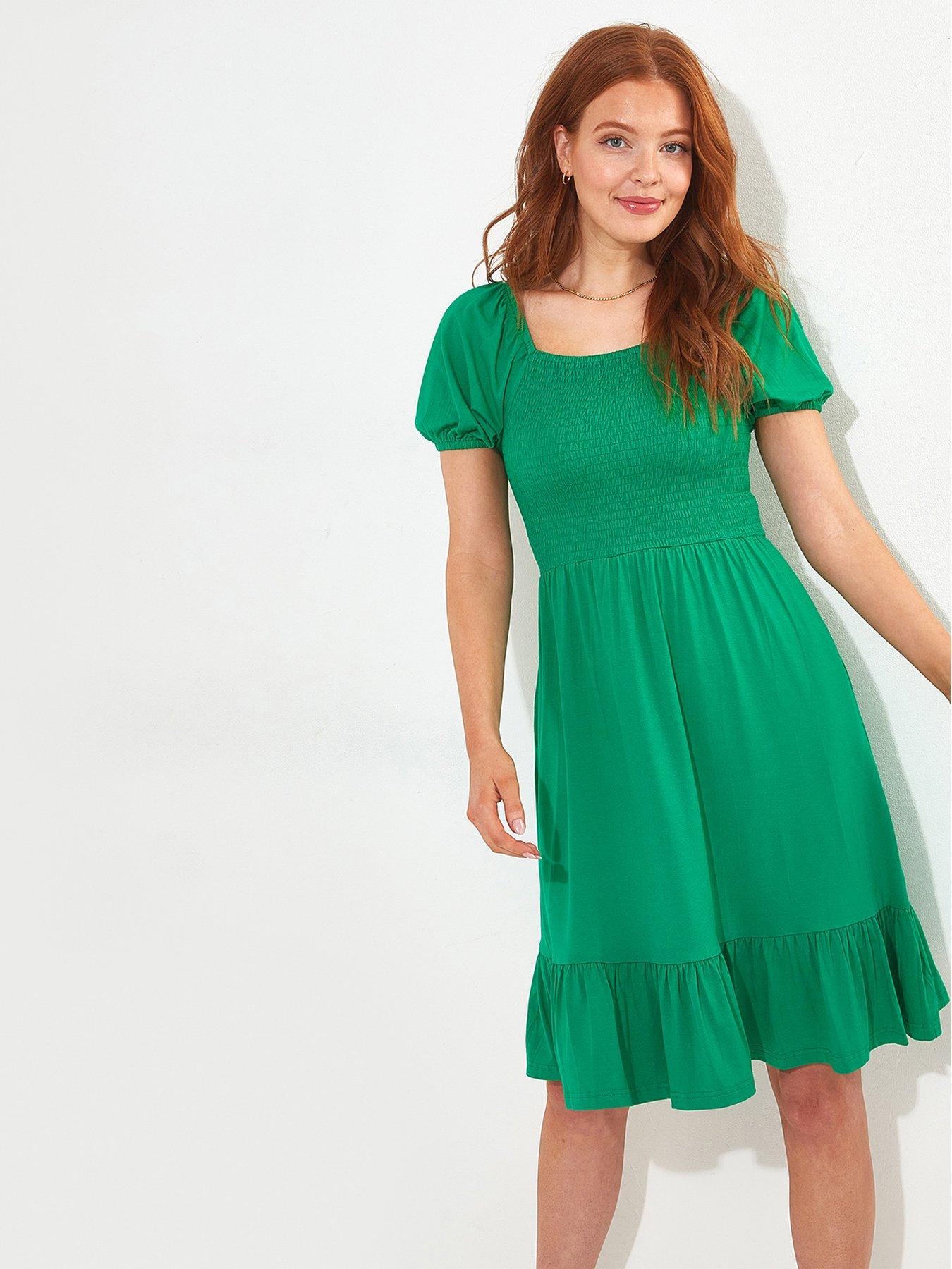 joe-browns-shirred-jersey-dress-green