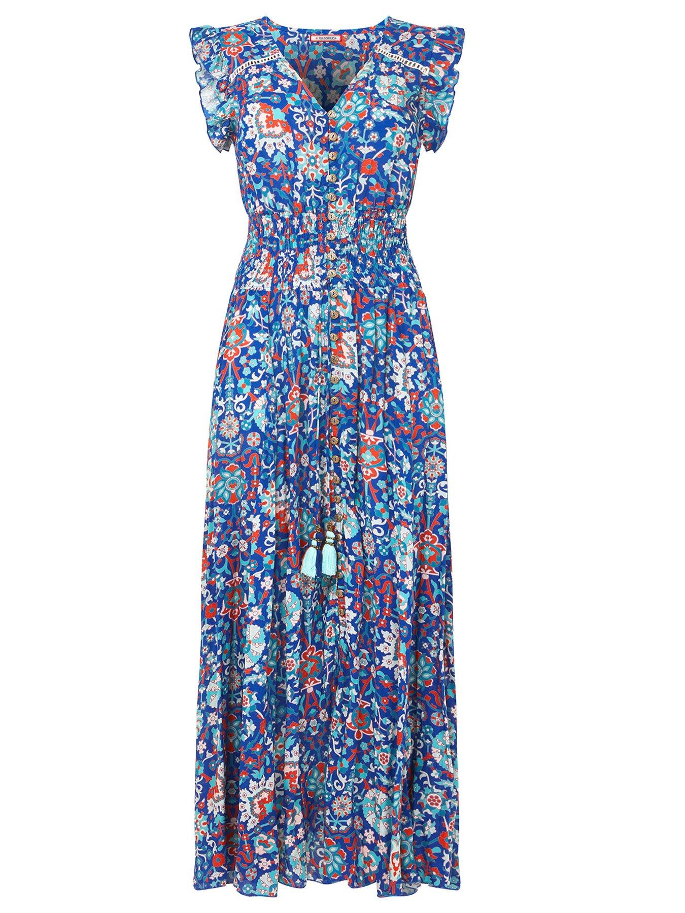 joe-browns-printed-maxi-sundress-bluedetail