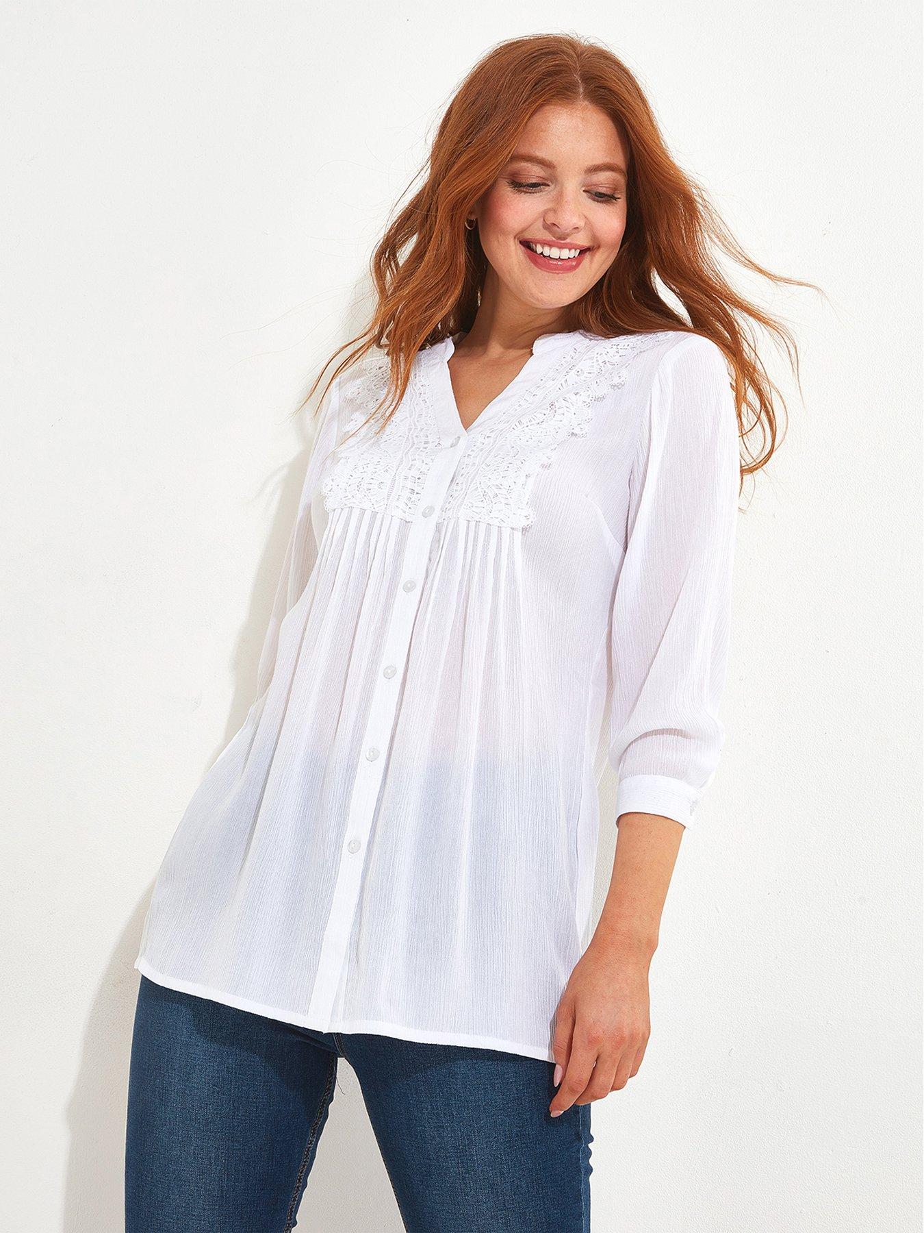 joe-browns-longline-long-sleeve-blouse-white