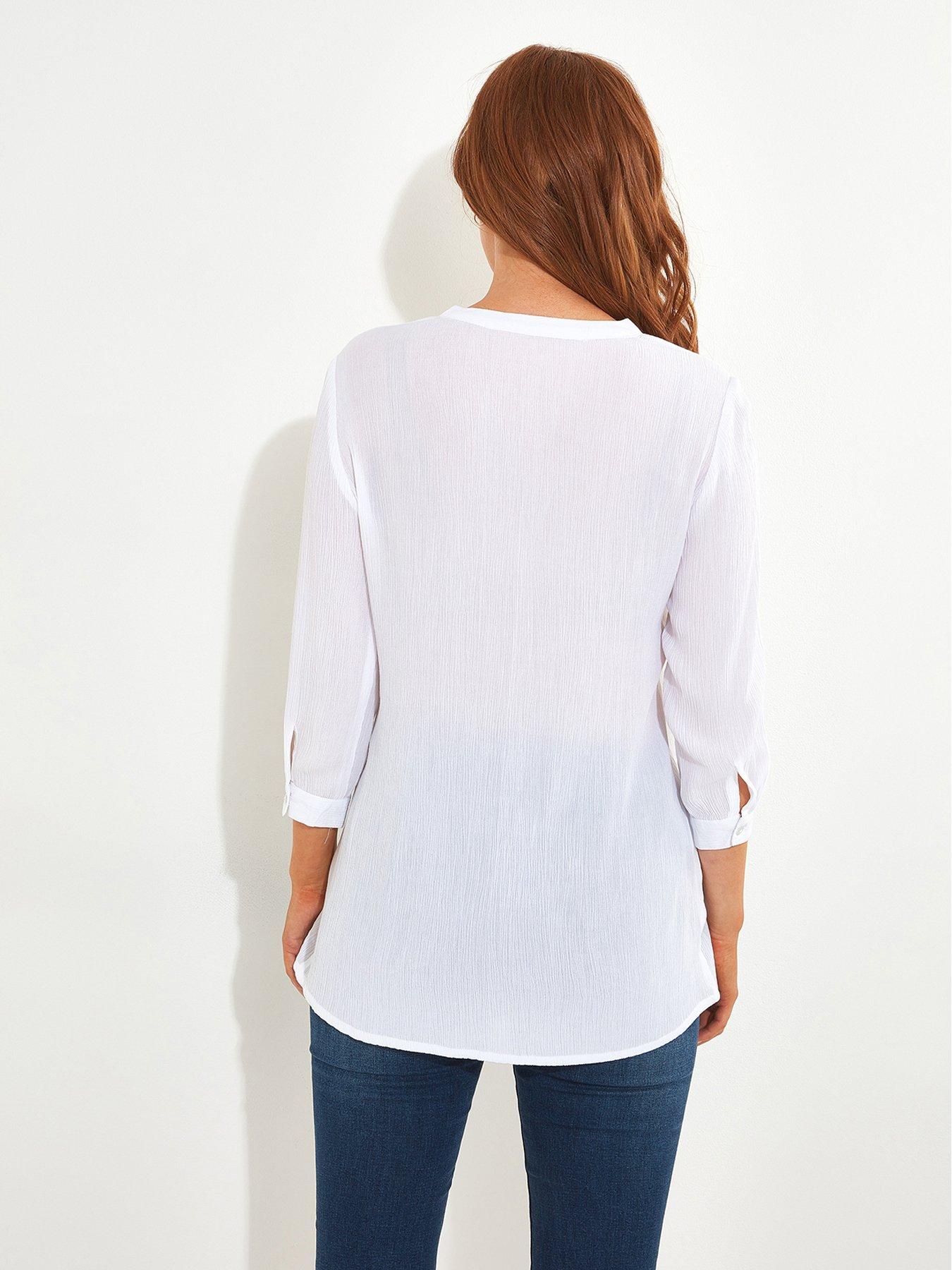 joe-browns-longline-long-sleeve-blouse-whitestillFront