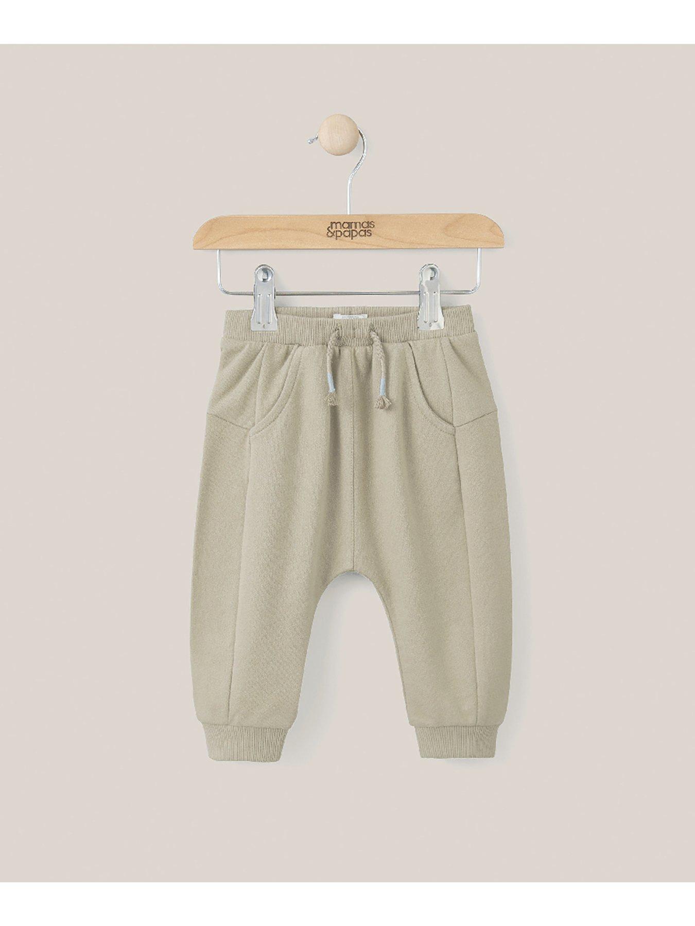 mamas-papas-baby-boys-joggers-beigeoutfit