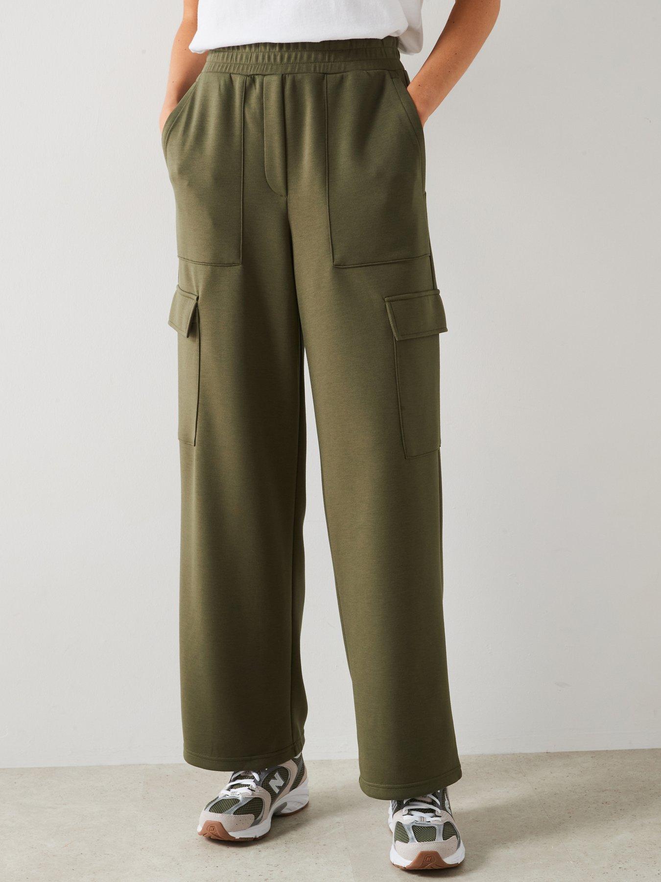 mango-elastic-waist-cargo-trousers-khaki