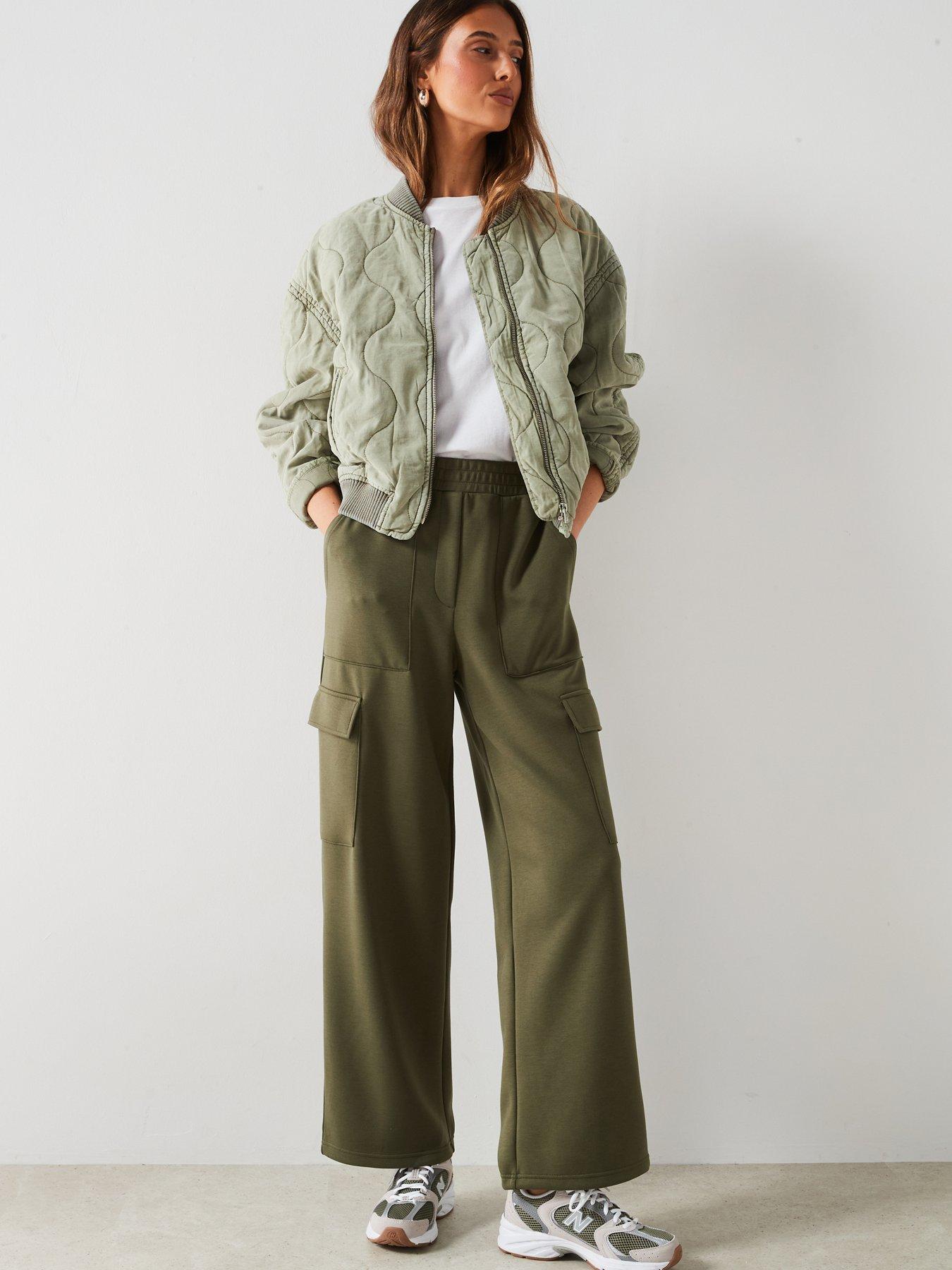 mango-elastic-waist-cargo-trousers-khakiback