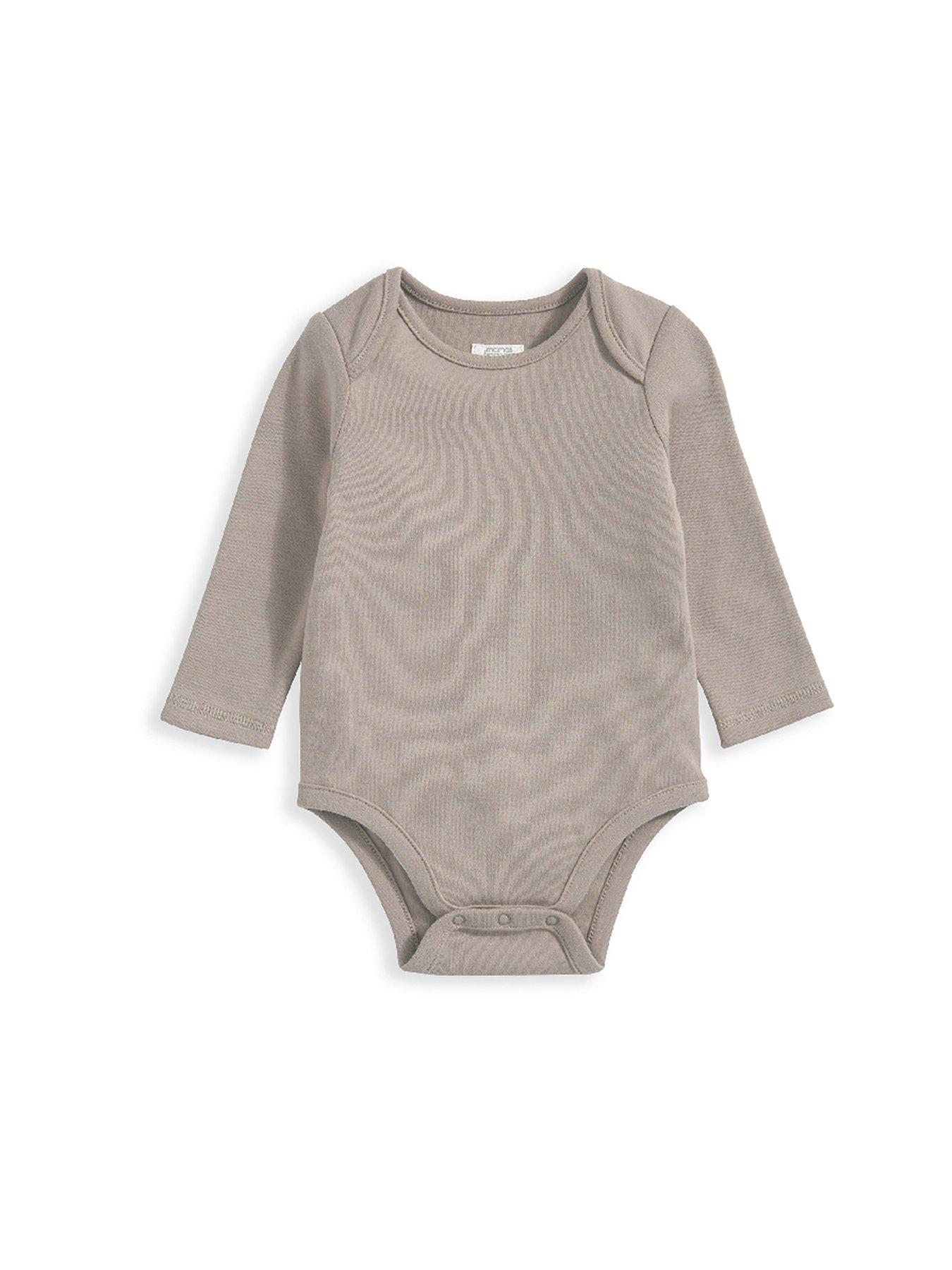 Image 5 of 5 of Mamas & Papas Baby Unisex 2 Piece Stripe Dungaree Set - Brown