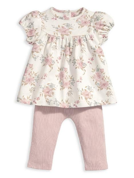 mamas-papas-baby-girls-2-piece-tee-legging-set-pink