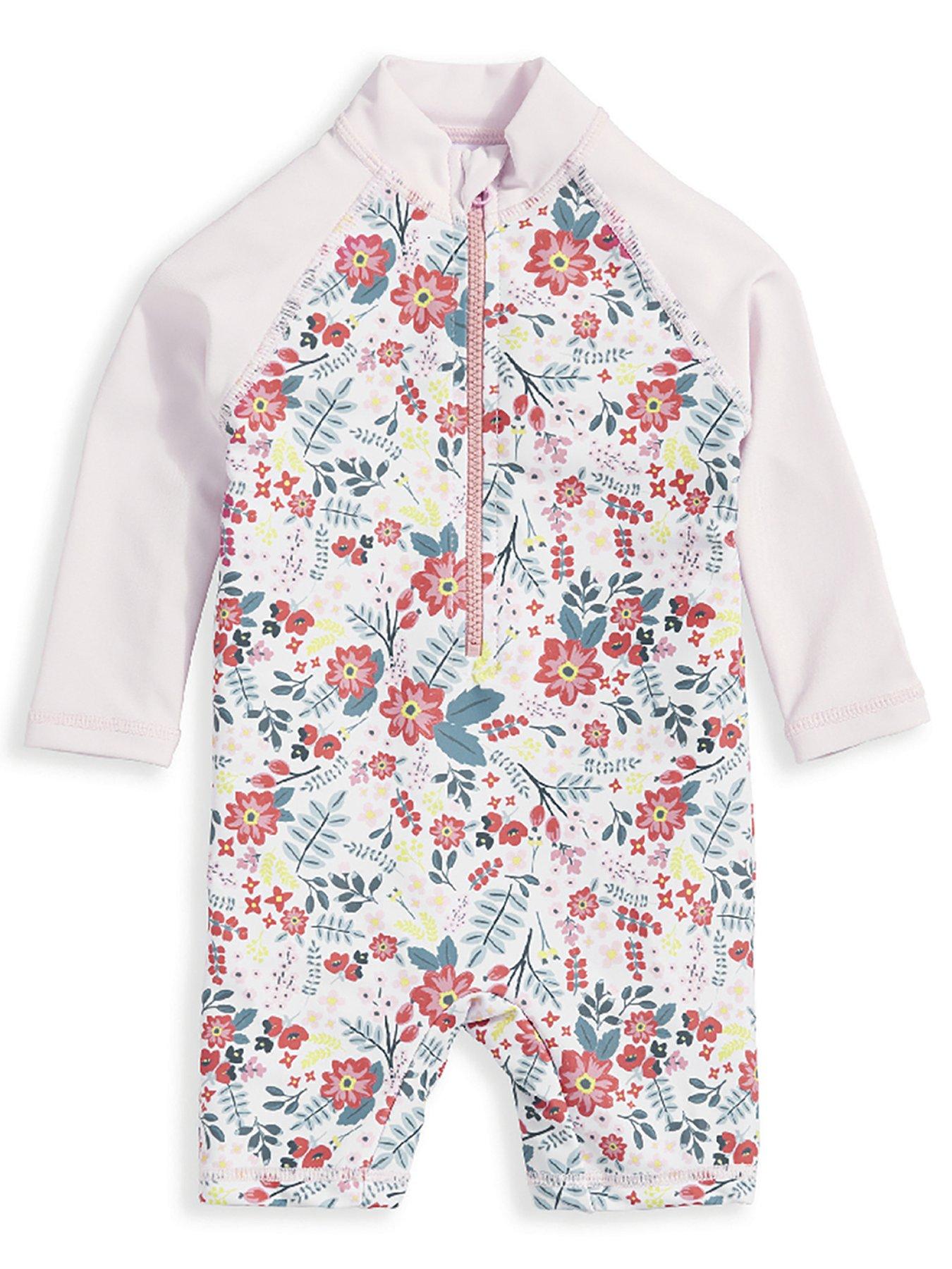 mamas-papas-baby-girls-long-sleeved-floral-rashsuit-pink