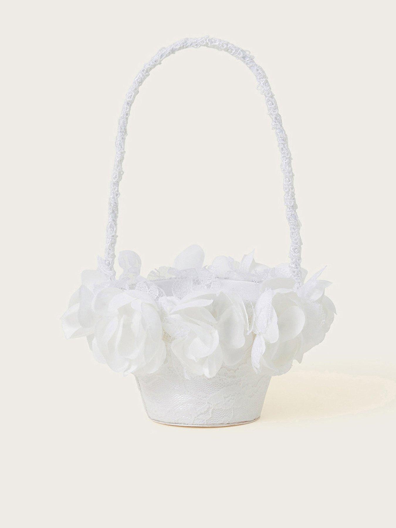 Monsoon Girls Petal Bridesmaid Basket Ivory Very Ireland
