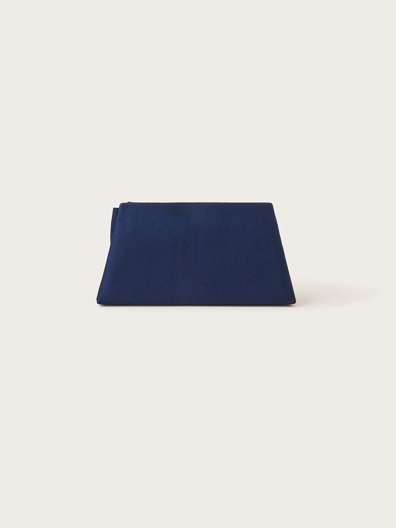 Image 2 of 3 of Monsoon Girls Bridesmaid Bow Bag - Navy