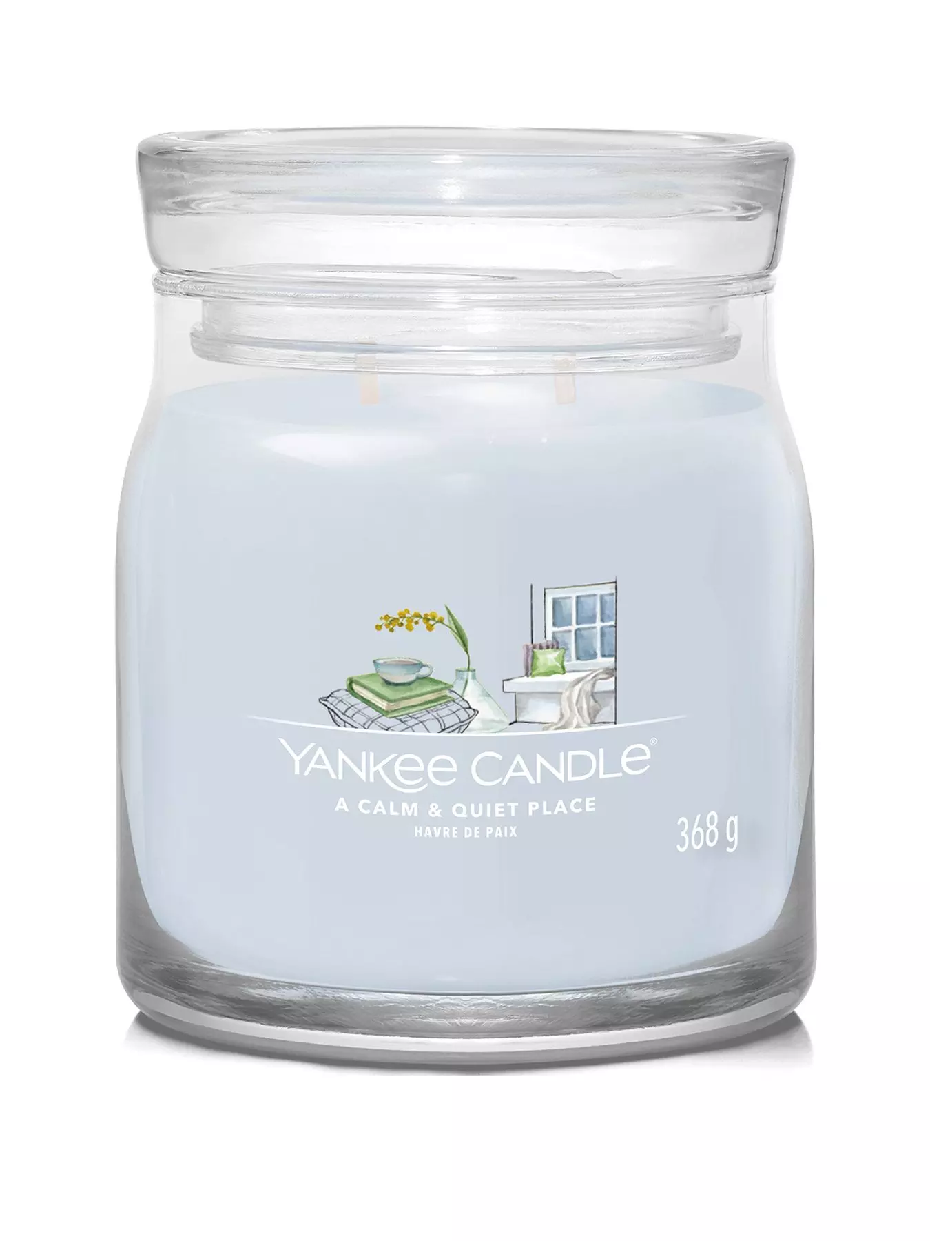 Yankee Candle Signature Medium Jar Candle – A Calm & Quiet Place