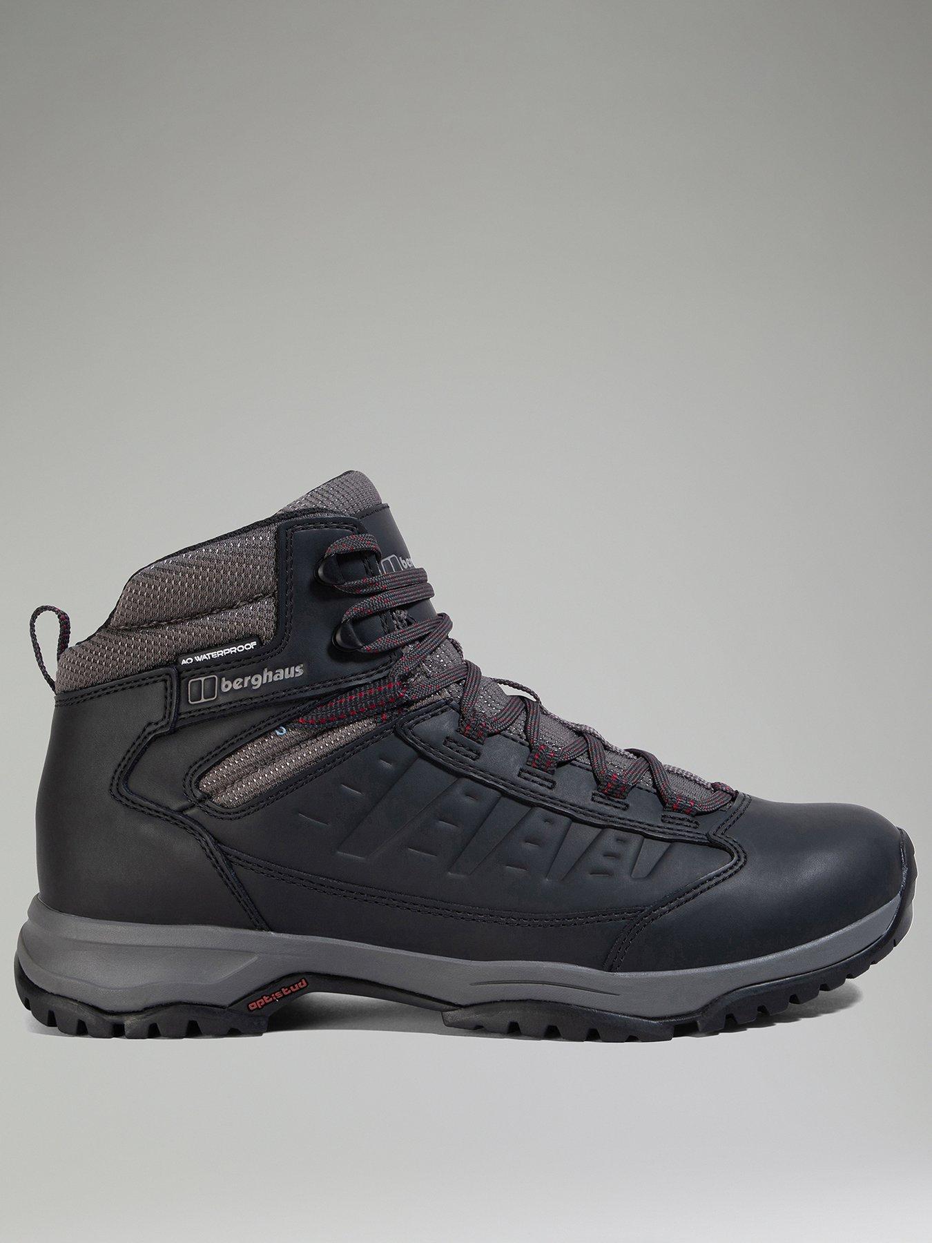 Image of Berghaus Mens Expeditor Ridge 2.0 Hiking Shoes - Black/red