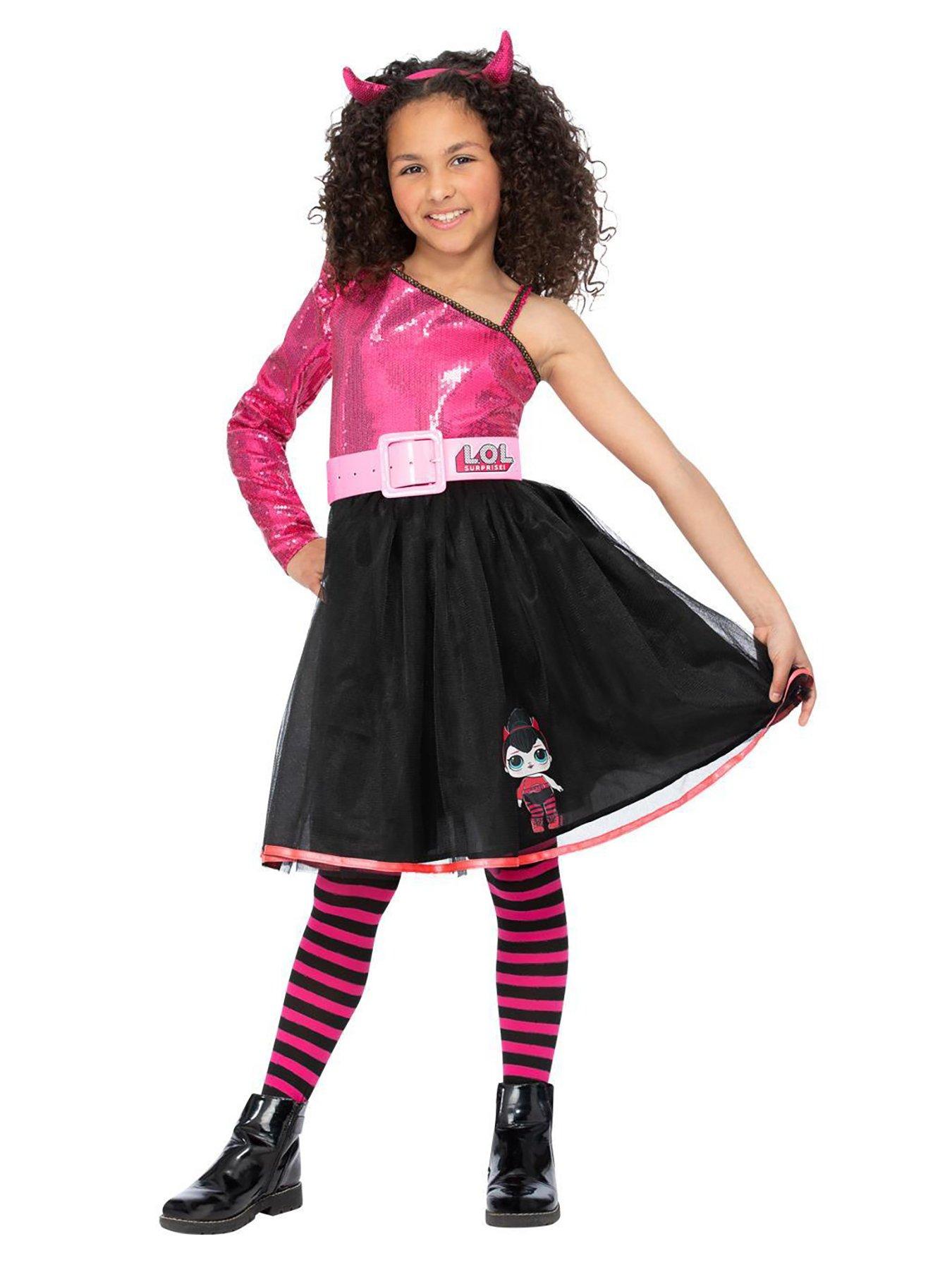 L.O.L. Surprise Diva Classic Kinderkostüm – Weiß, Größe M (7-8 Jahre), Inkl. Fancy Dress