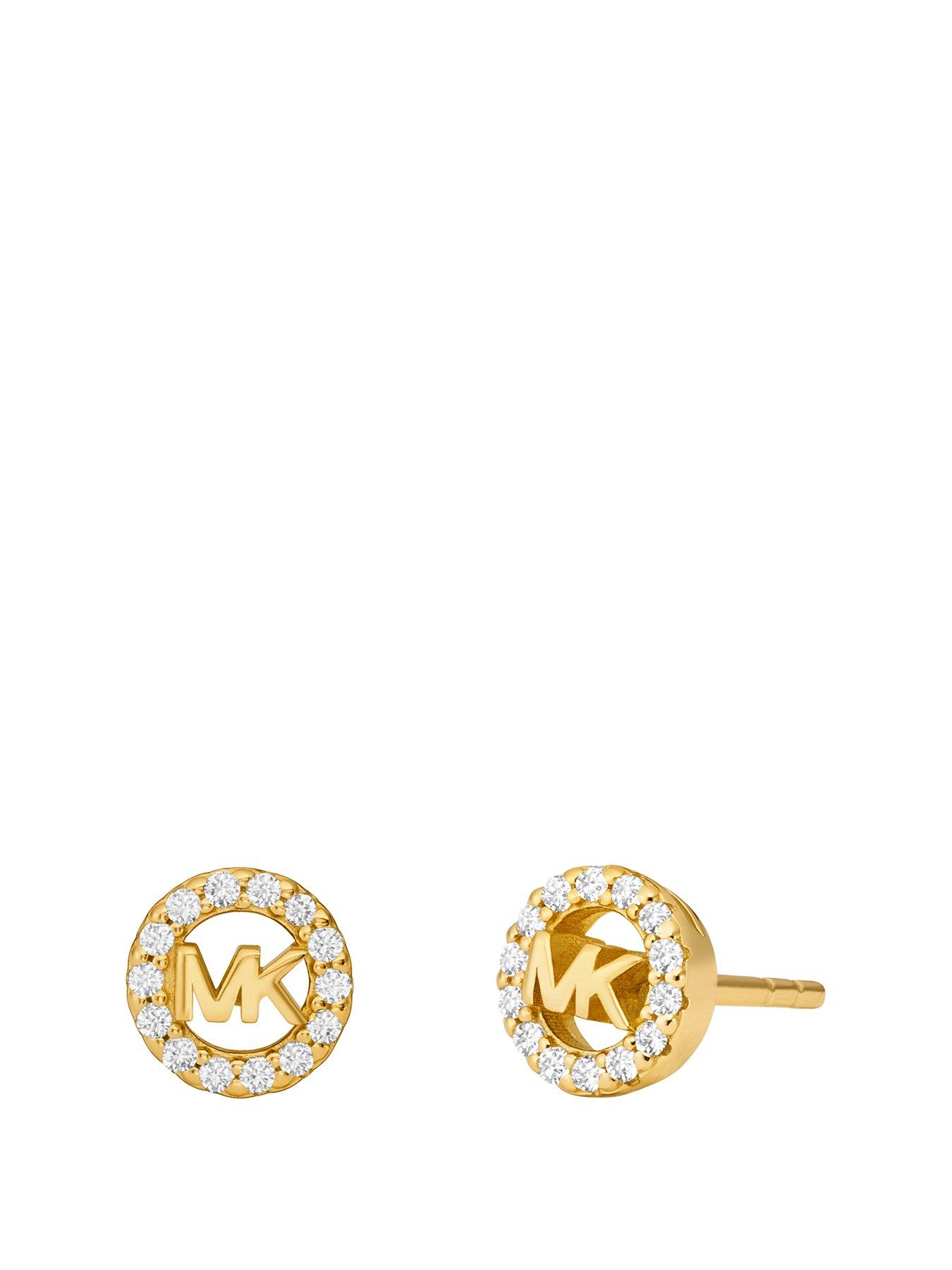 michael-kors-michael-kors-14k-gold-sterling-silver-logo-stud-earringsfront