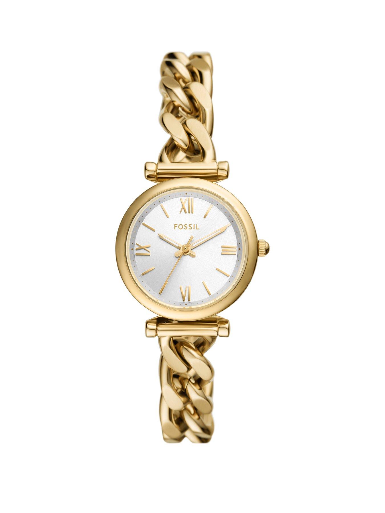 undefined Carlie 3-Hand Gold-Tone Stainless Steel Watch