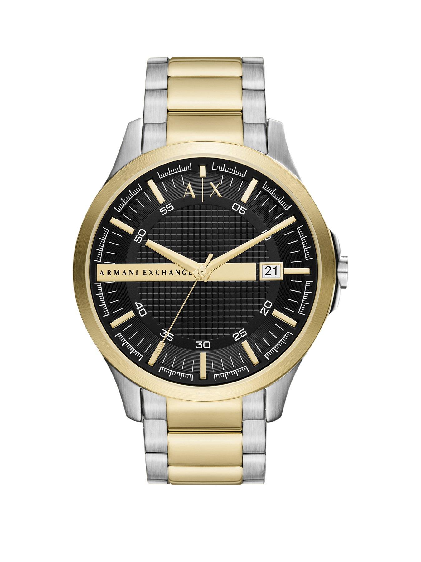 armani-exchange-armani-exchange-three-hand-date-two-tone-stainless-steel-watchfront