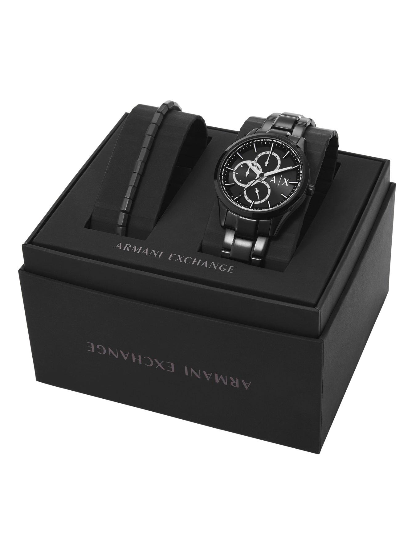 armani-exchange-multifunction-black-stainless-steel-watch-and-bracelet-set-very-exclusiveoutfit