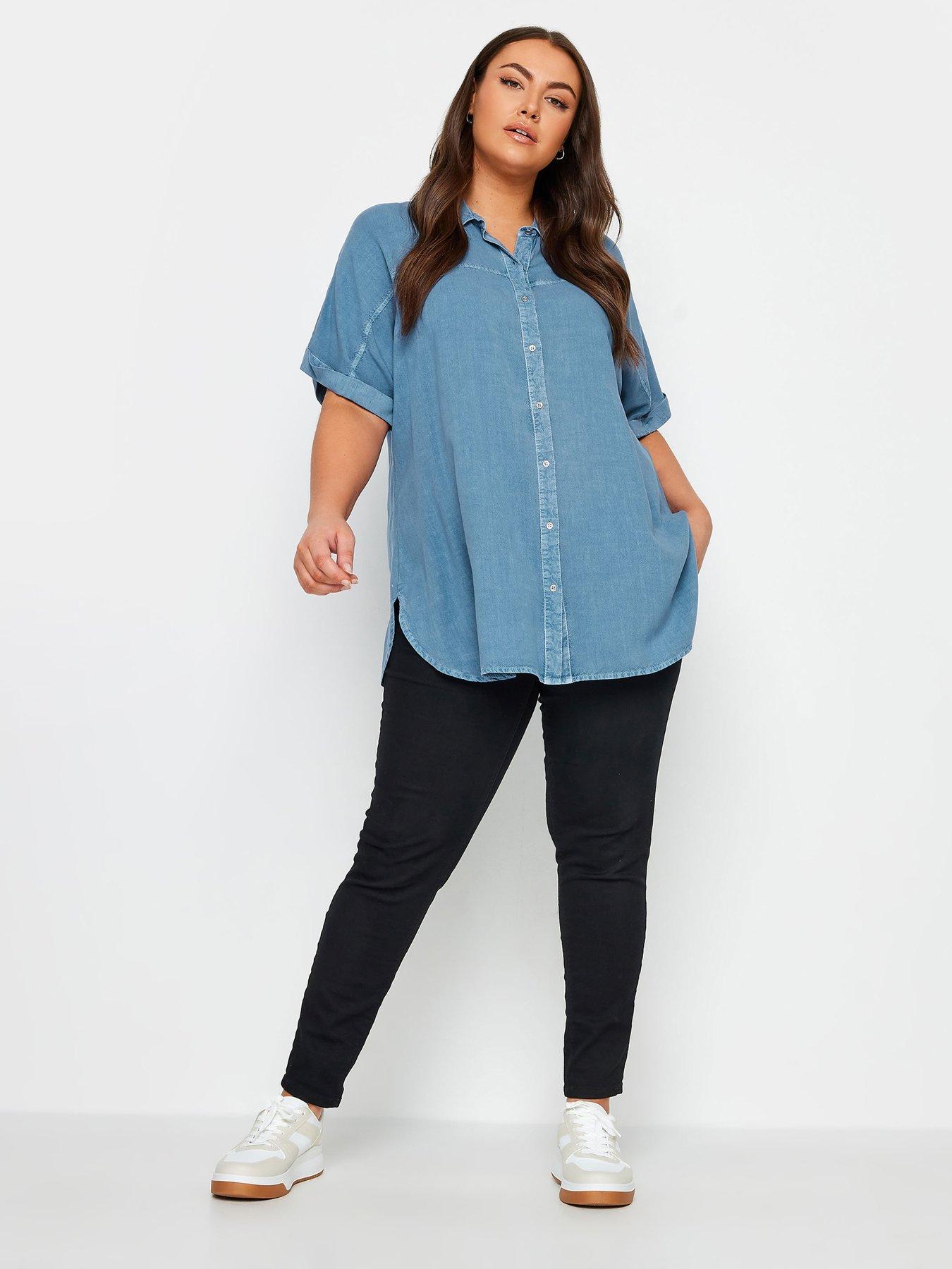 yours-curve-chambray-shirt-blueback