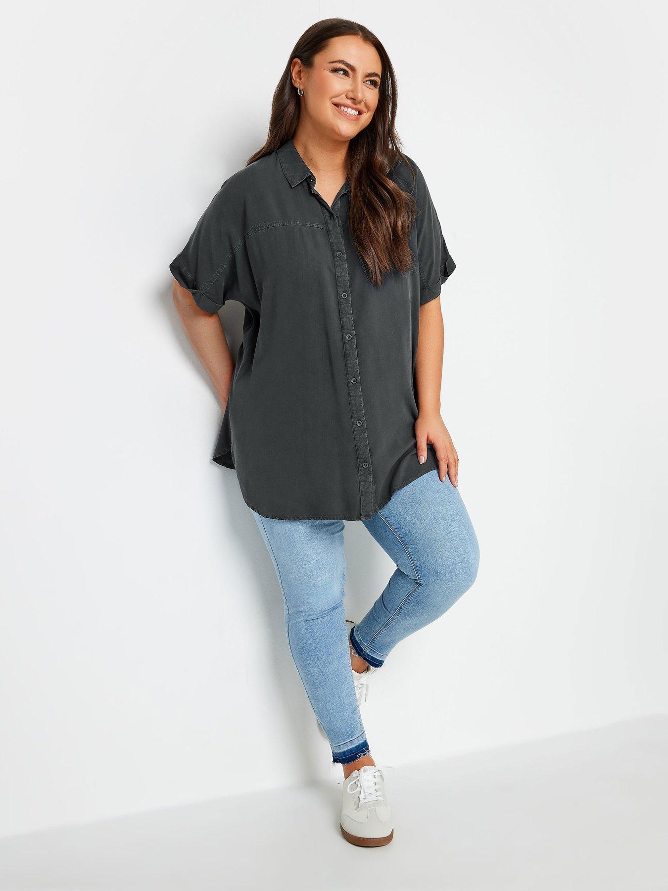 yours-curve-chambray-shirt-blackback
