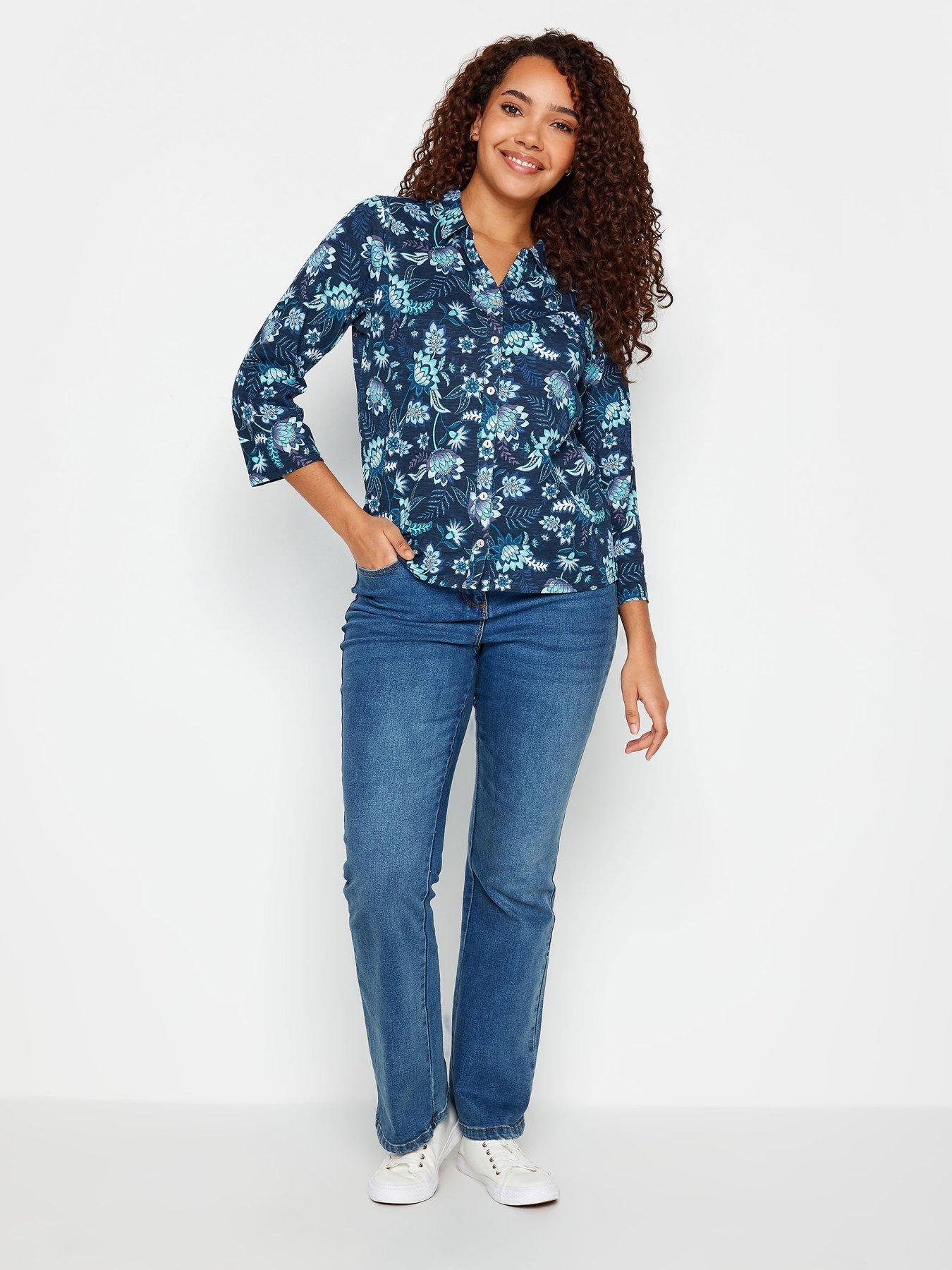 mco-navy-floral-print-cotton-collared-shirtback