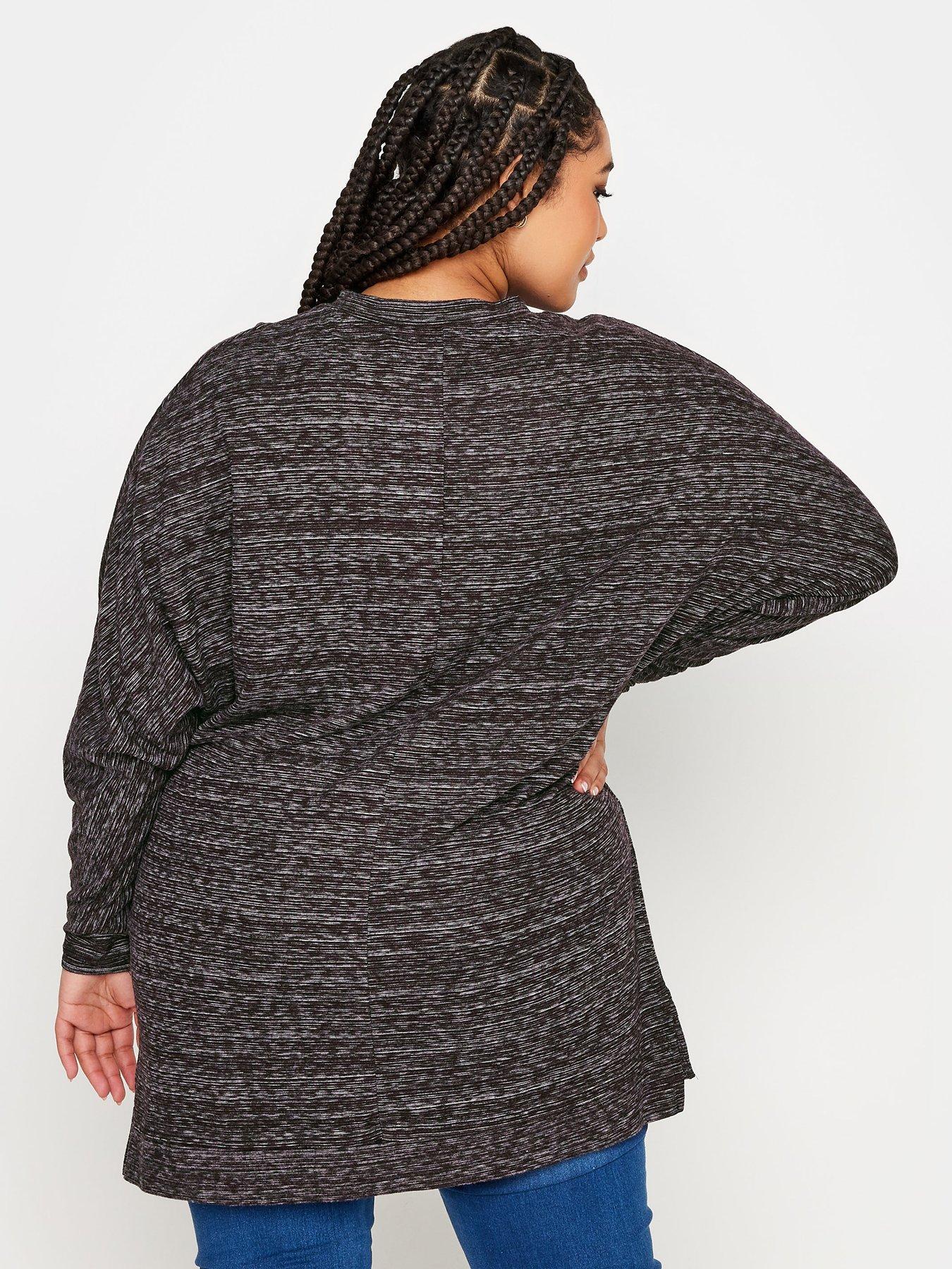 yours-curve-soft-touch-front-seam-detail-jumper-greystillFront