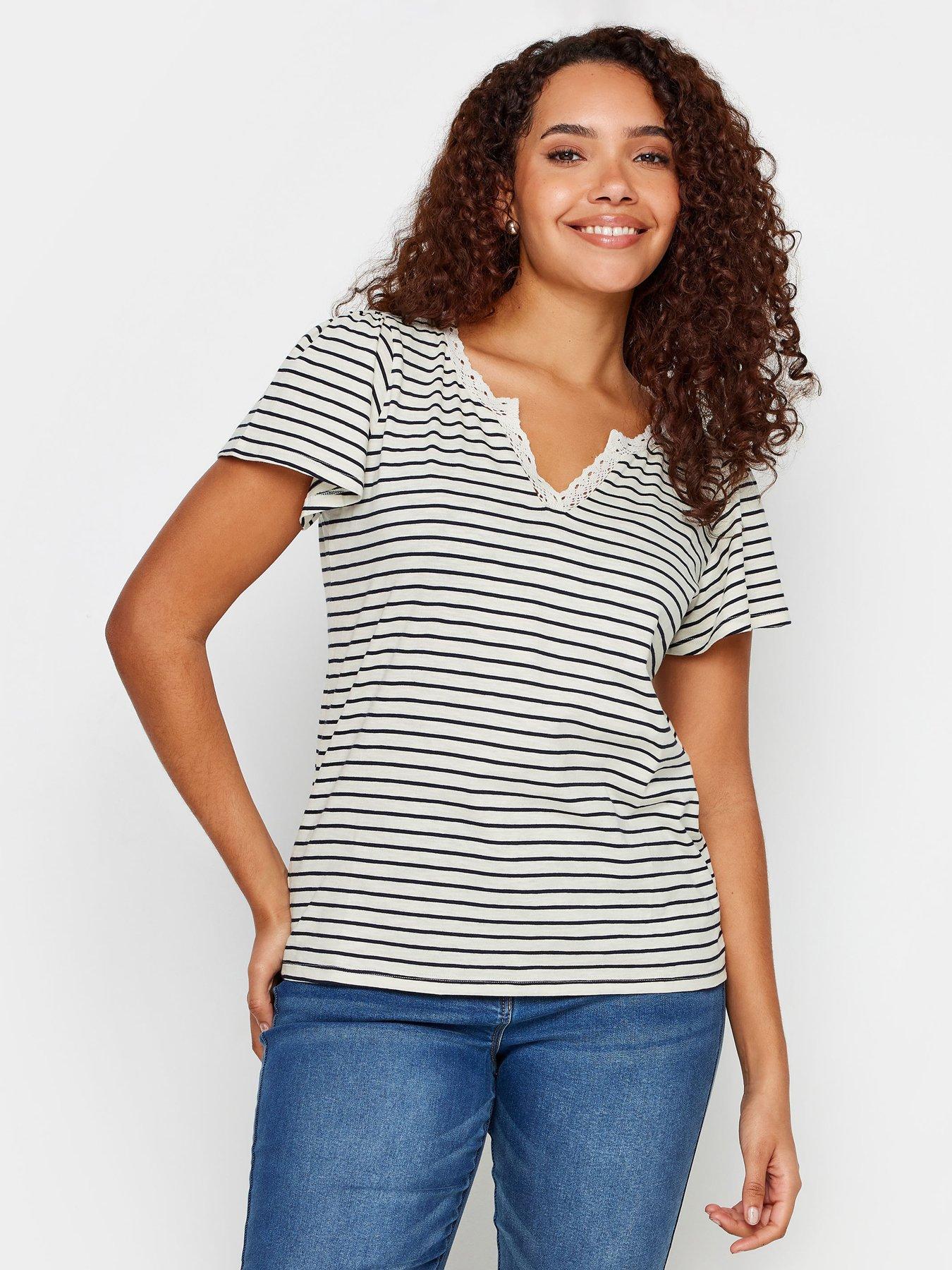 mco-stripe-v-neck-short-sleeve-cotton-top