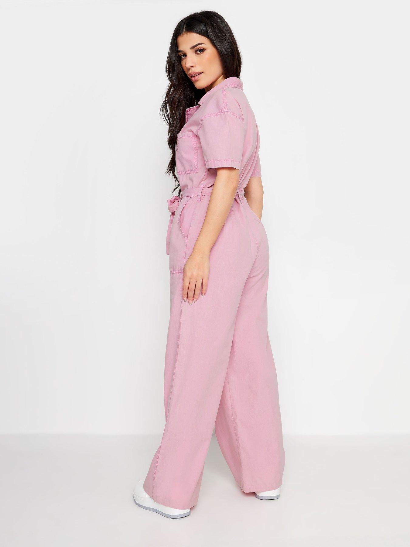 pixiegirl-petite-utility-washed-jumpsuit-pinkstillFront