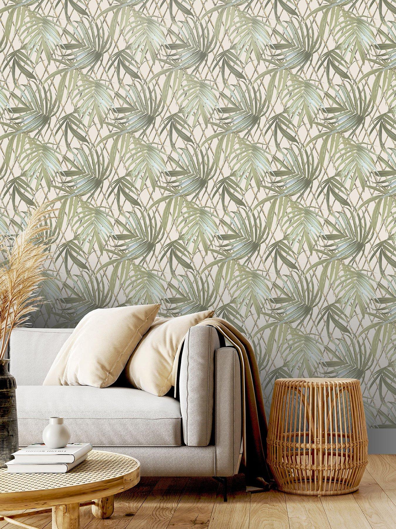 rasch-paradise-palm-wallpaper-in-greendetail