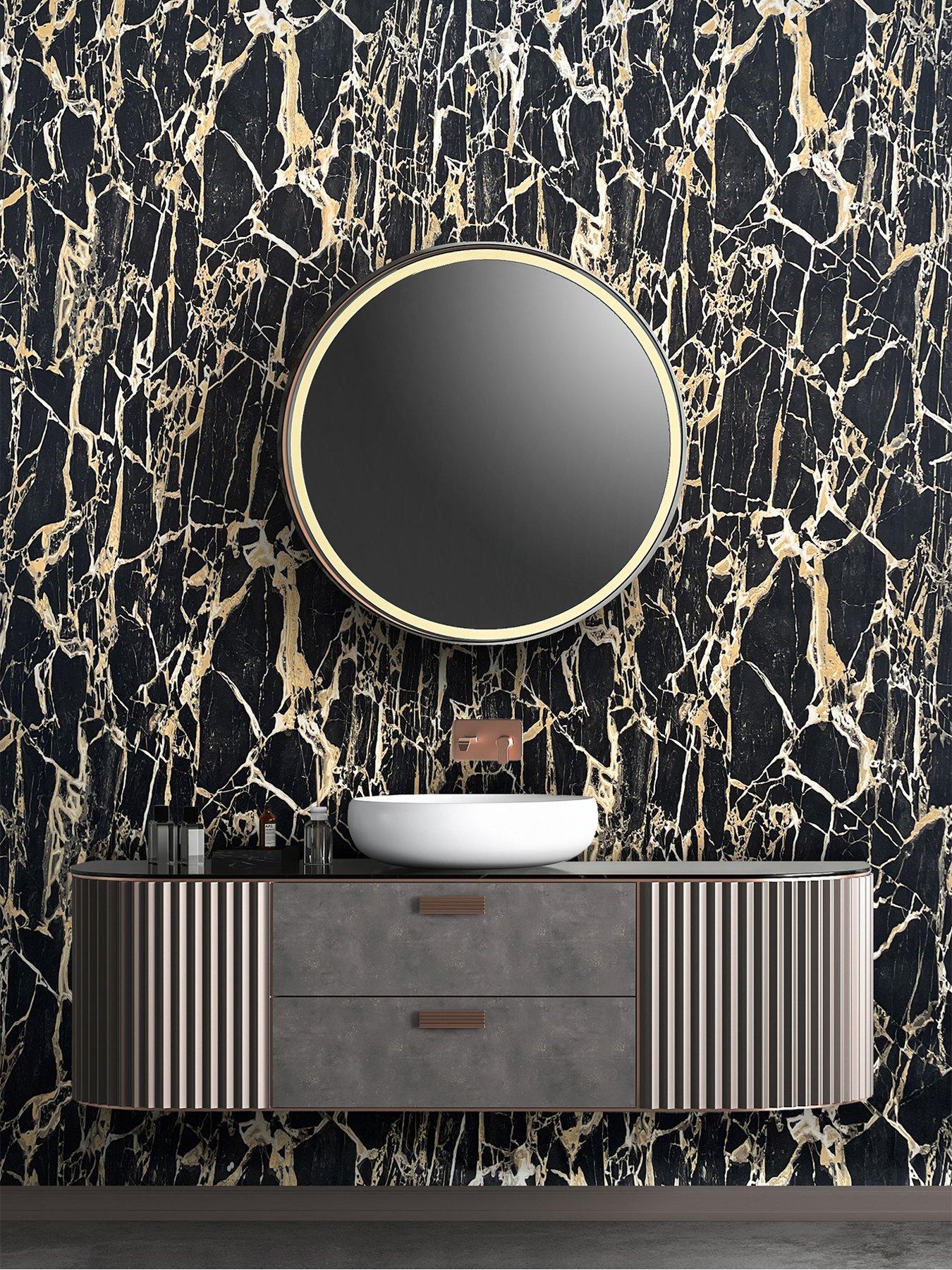 rasch-enzo-marble-wallpaper-in-black-and-goldoutfit