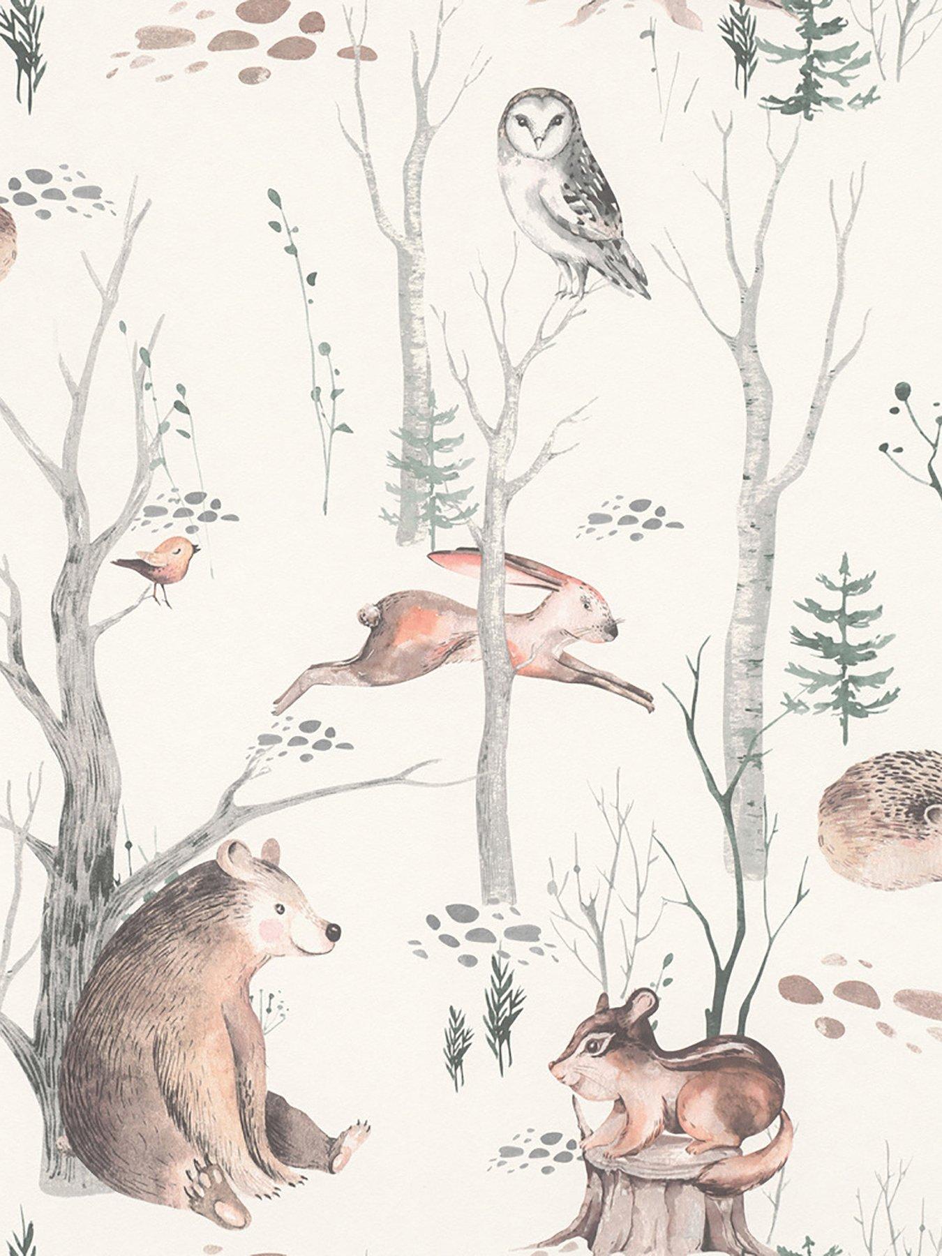 Image 2 of 2 of Rasch Woodland Walk Wallpaper