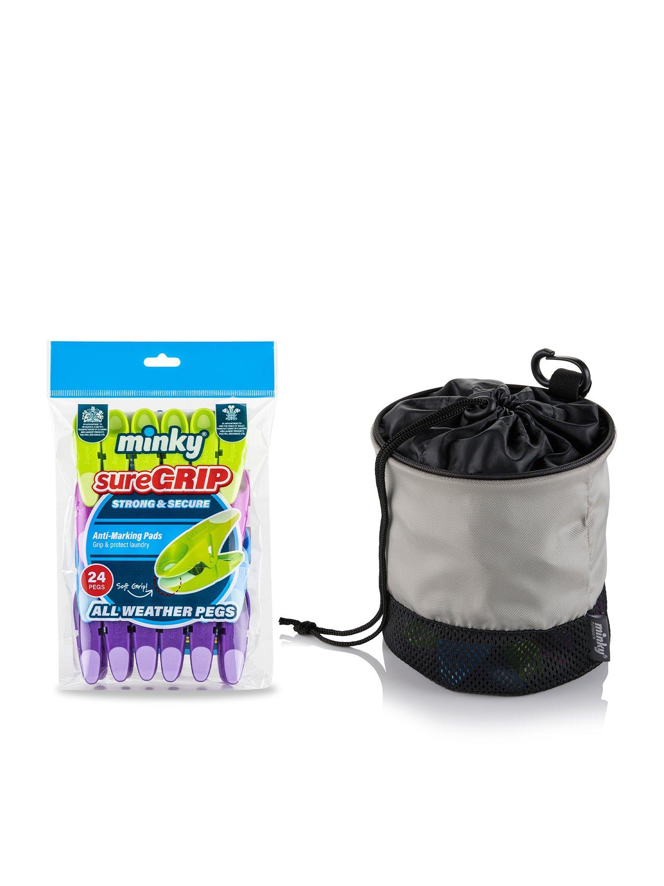 Image 1 of 5 of Minky Drawstring Peg Bag