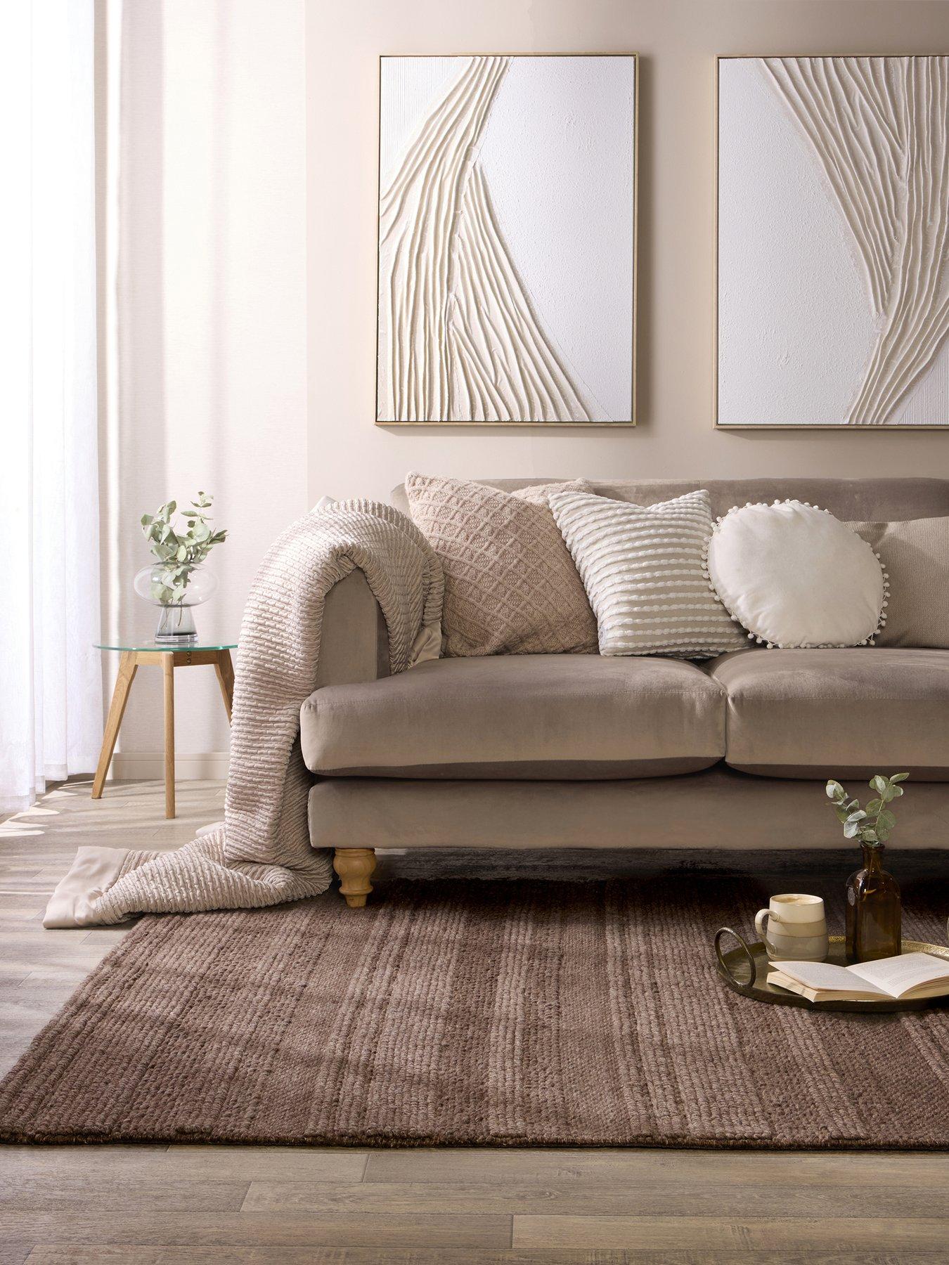 The Very Collection Chunky Knit Rug - Cream